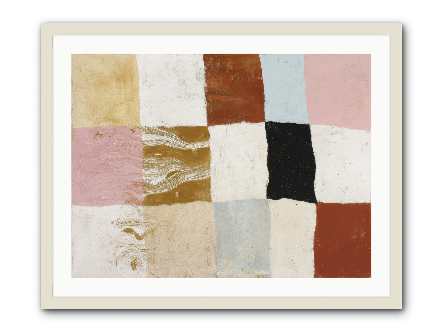 Field No.1 -- Framed Print - White 32x24