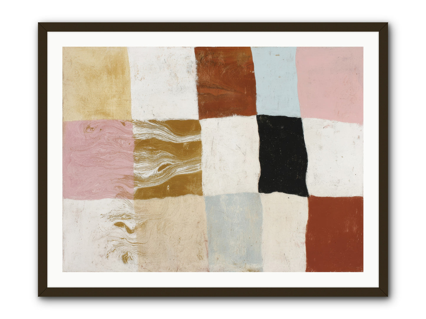 Field No.1 -- Framed Print - Black 40x30