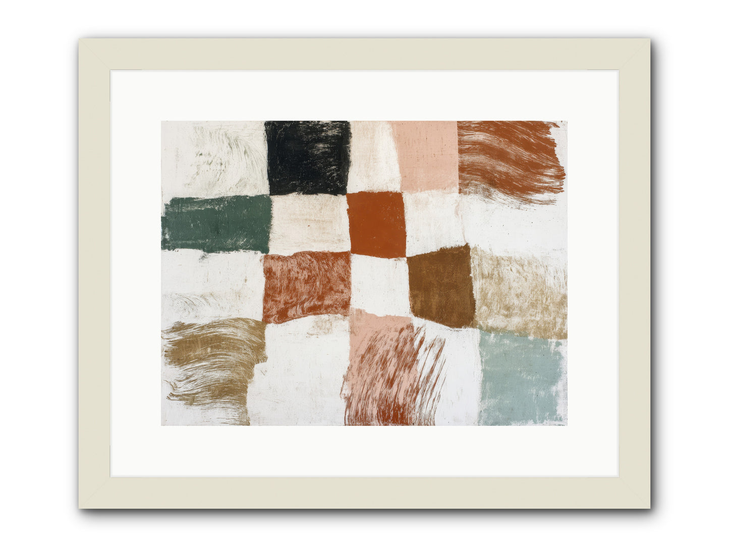 Field No.2 -- Framed Print - White 16x12