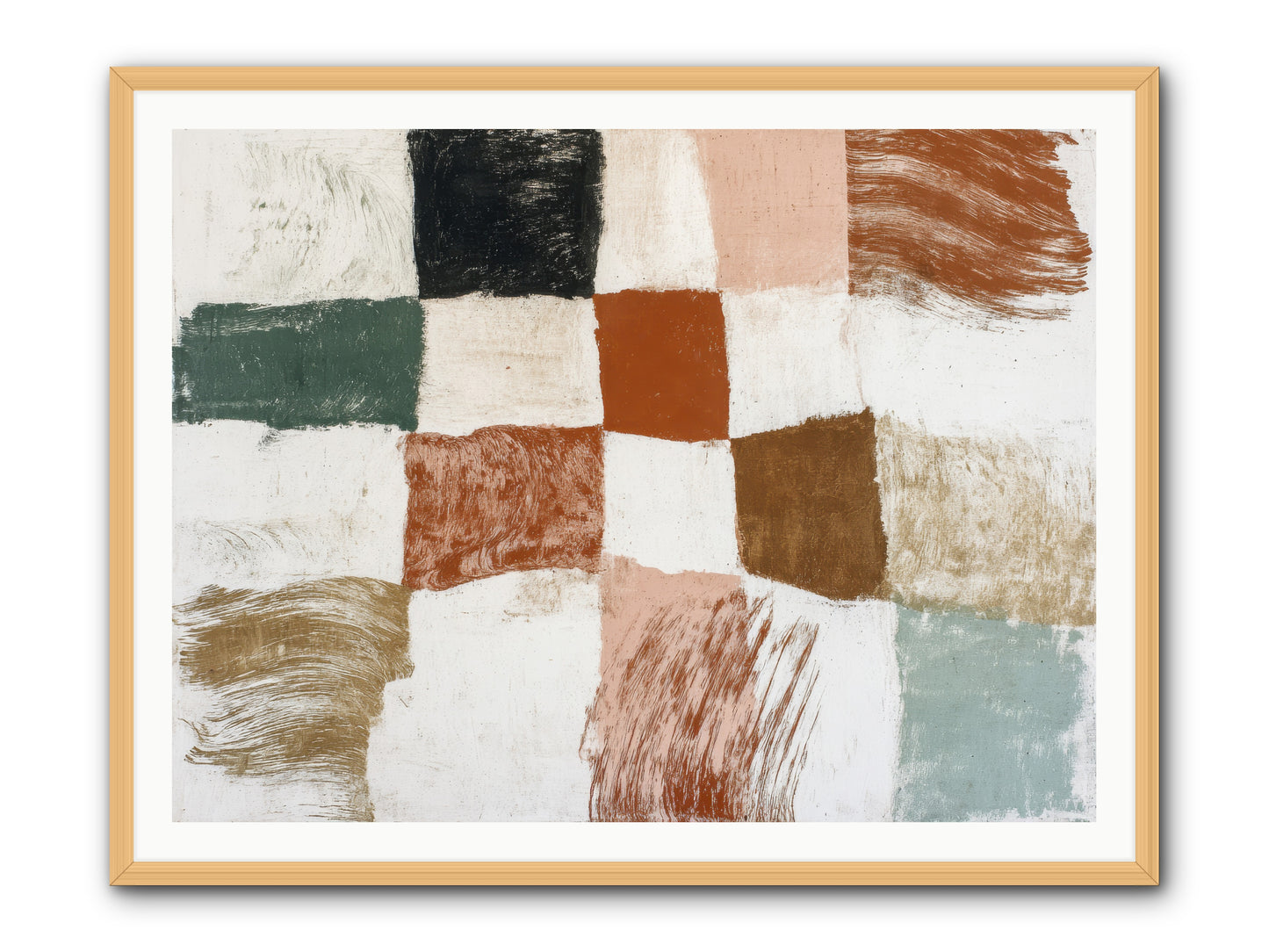 Field No.2 -- Framed Print - Natural 48x36