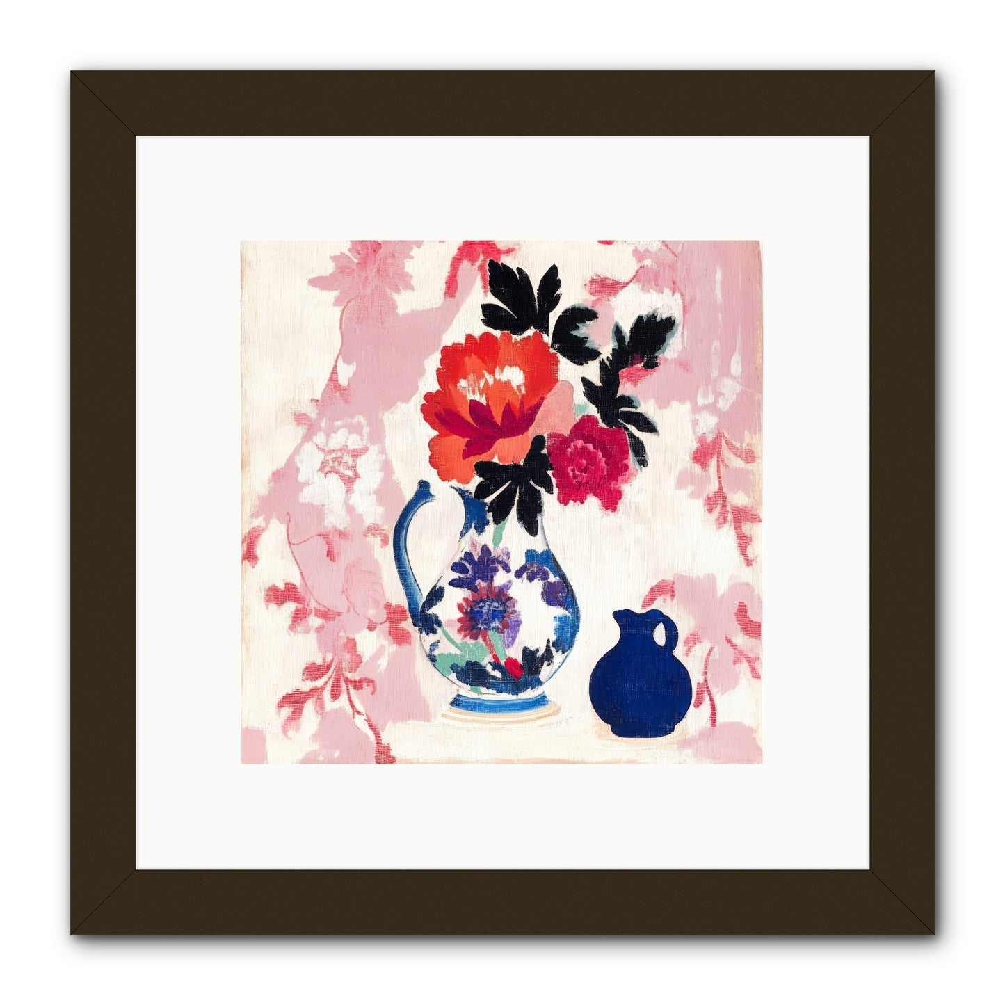 Field & Flora -- Framed Print - Black 10x10