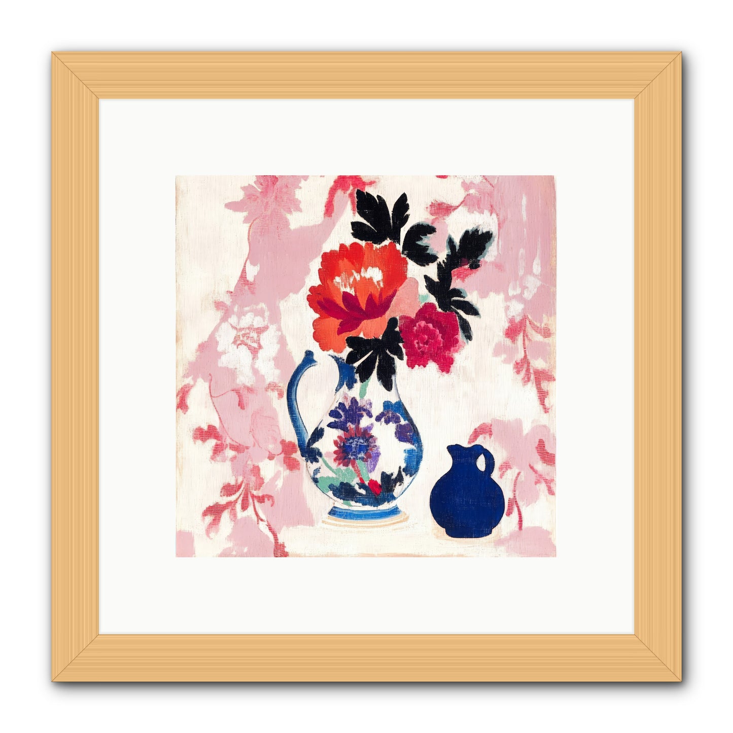 Field & Flora -- Framed Print - Natural 10x10