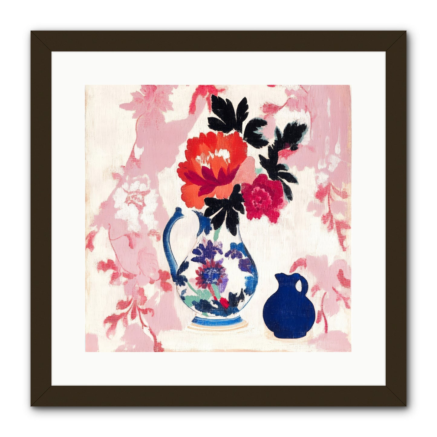 Field & Flora -- Framed Print - Black 16x16