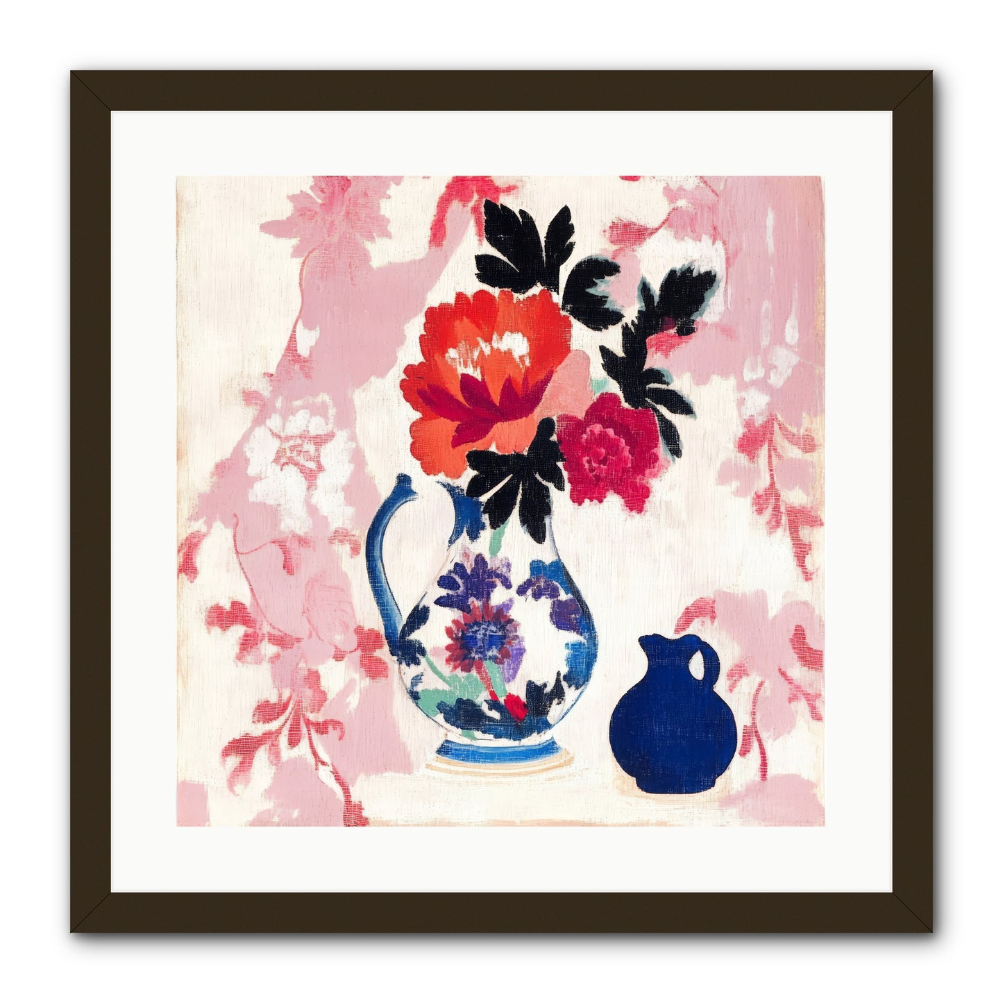 Field & Flora -- Framed Print - Black 20x20