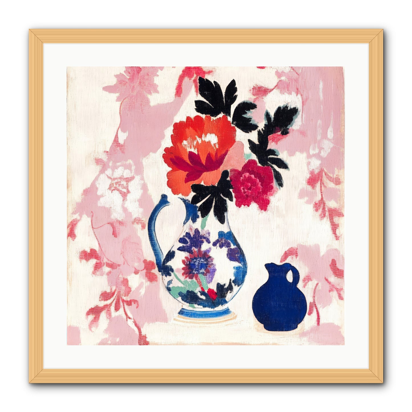 Field & Flora -- Framed Print - Natural 24x24