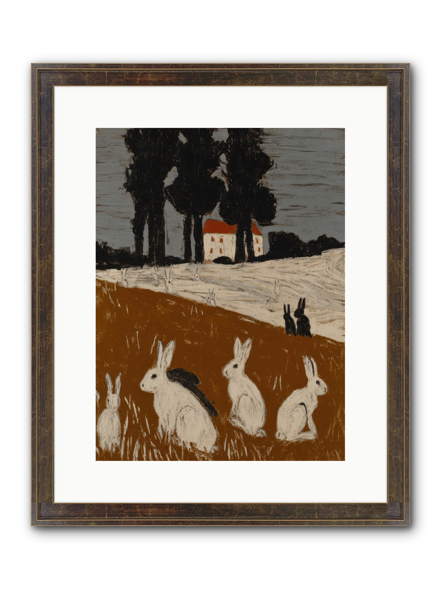 Field of Small Kings — Field-of-Small-Kings-12x16-Framed-Print-Slimwoods-Black-Gold.jpg