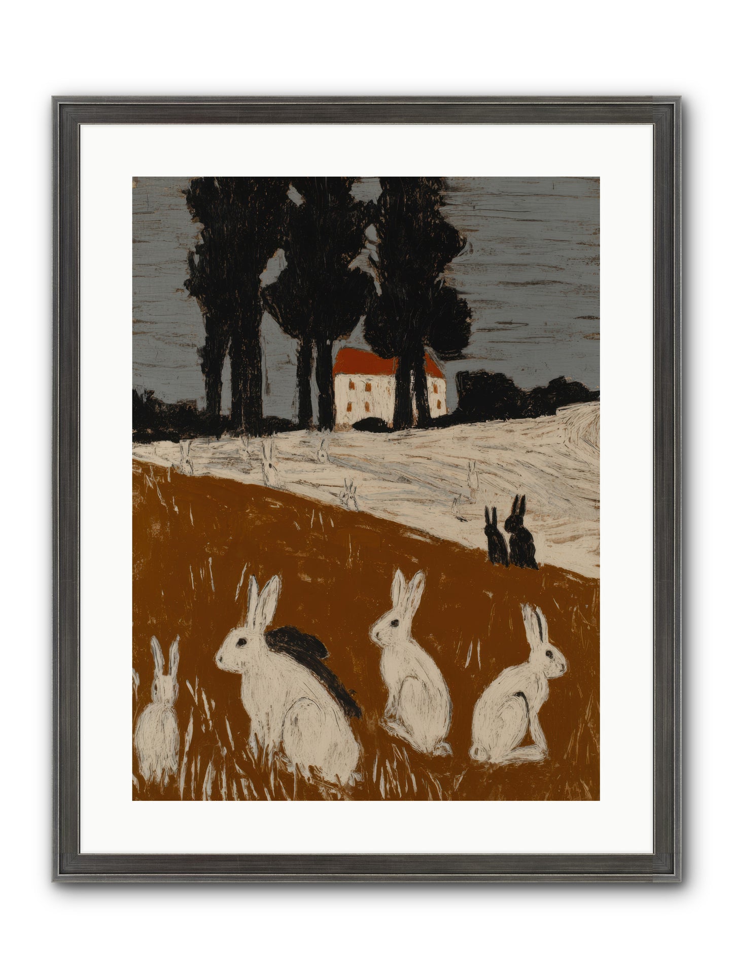 Field of Small Kings — Field-of-Small-Kings-18x24-Framed-Print-Slimwoods-Black-Silver.jpg