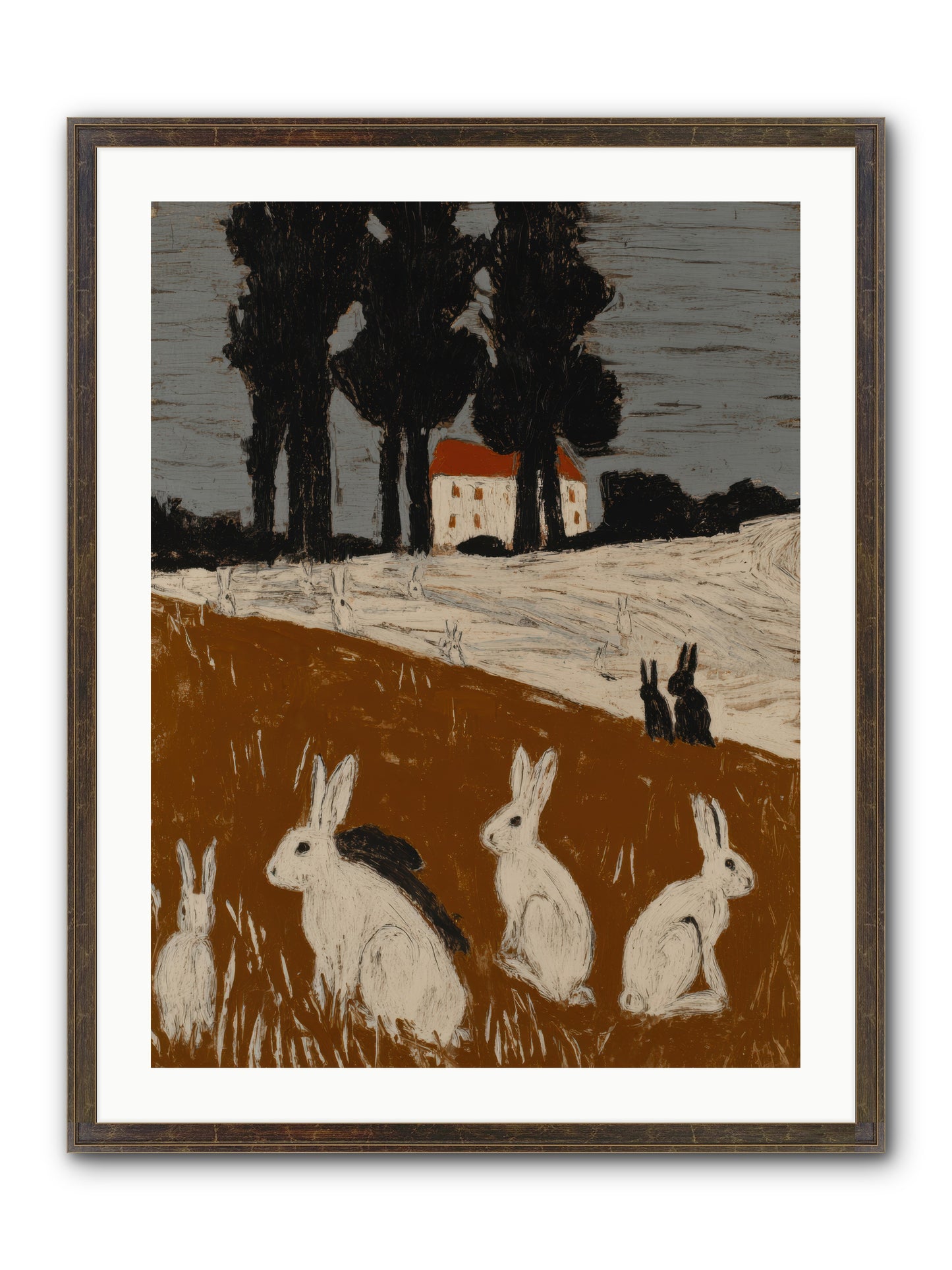 Field of Small Kings — Field-of-Small-Kings-24x32-Framed-Print-Slimwoods-Black-Gold.jpg