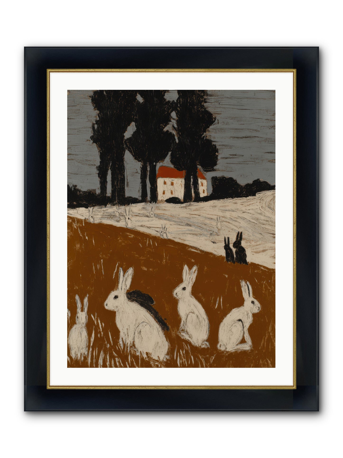 Field of Small Kings — Field-of-Small-Kings-24x32-Framed-Print-Wide-Black-w-Gold.jpg