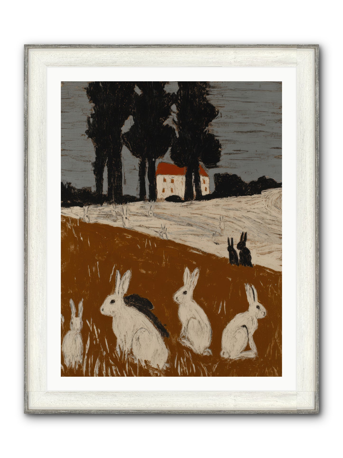 Field of Small Kings — Field-of-Small-Kings-30x40-Framed-Print-Driftwood-White.jpg