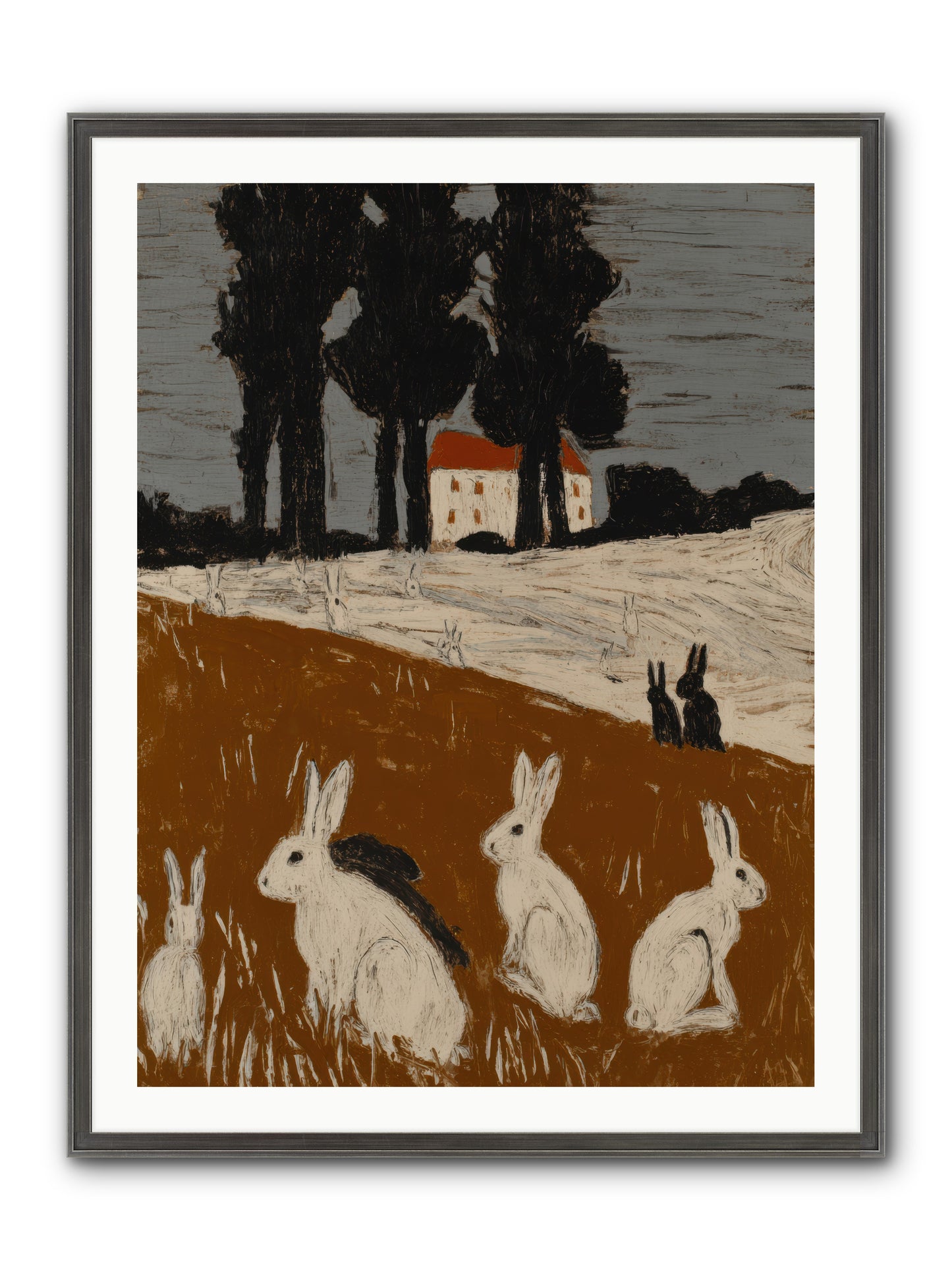 Field of Small Kings — Field-of-Small-Kings-30x40-Framed-Print-Slimwoods-Black-Silver.jpg
