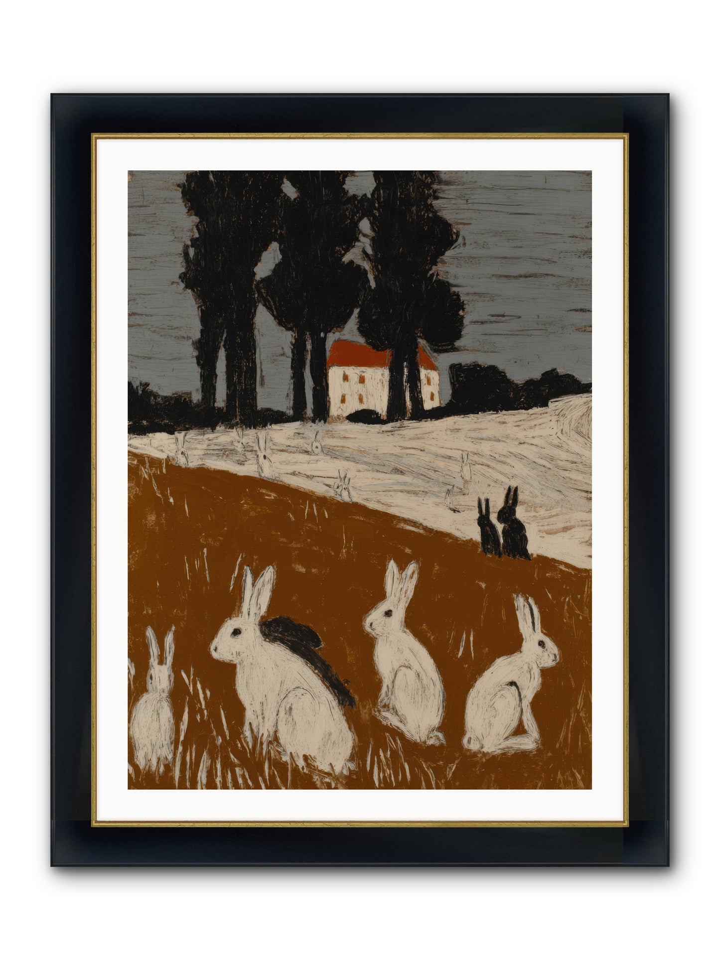 Field of Small Kings — Field-of-Small-Kings-30x40-Framed-Print-Wide-Black-w-Gold.jpg