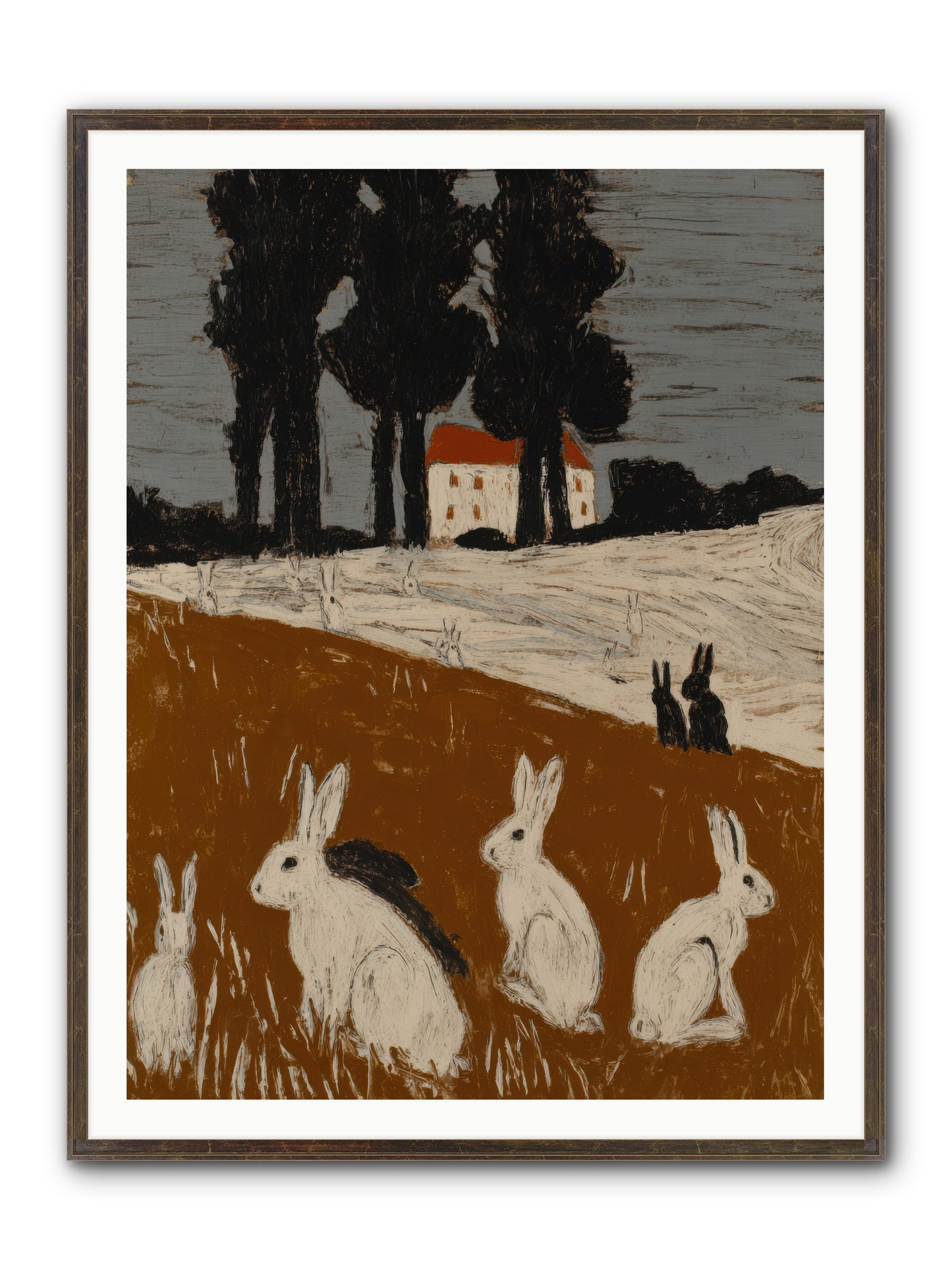 Field of Small Kings — Field-of-Small-Kings-36x48-Framed-Print-Slimwoods-Black-Gold.jpg