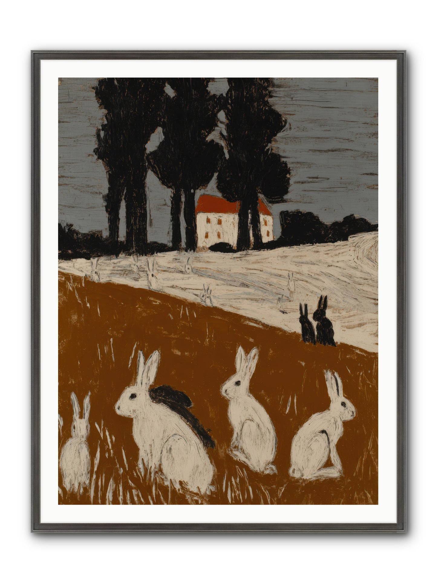 Field of Small Kings — Field-of-Small-Kings-36x48-Framed-Print-Slimwoods-Black-Silver.jpg