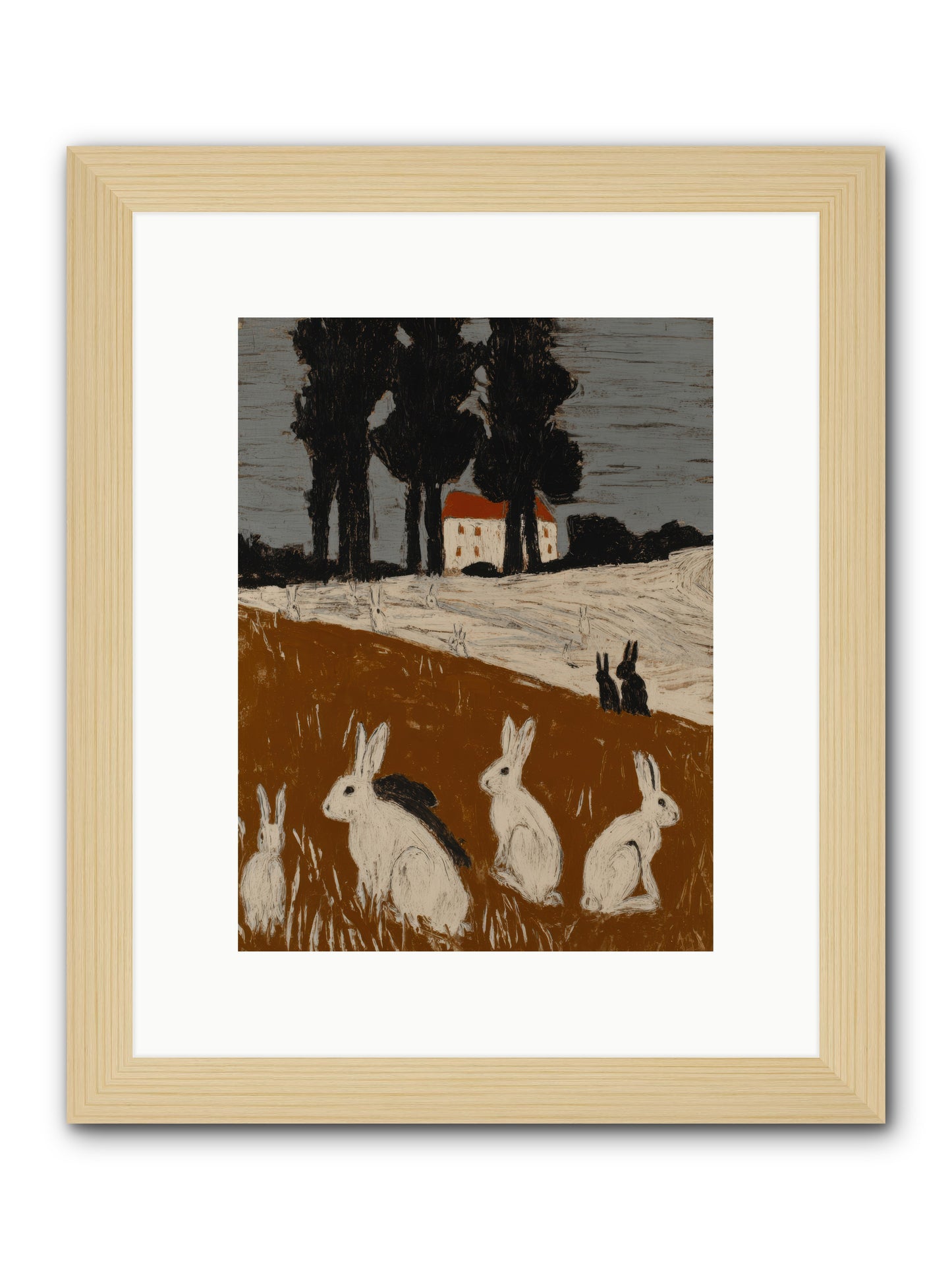 Field of Small Kings — Field-of-Small-Kings-9x12-Framed-Print-Natural.jpg