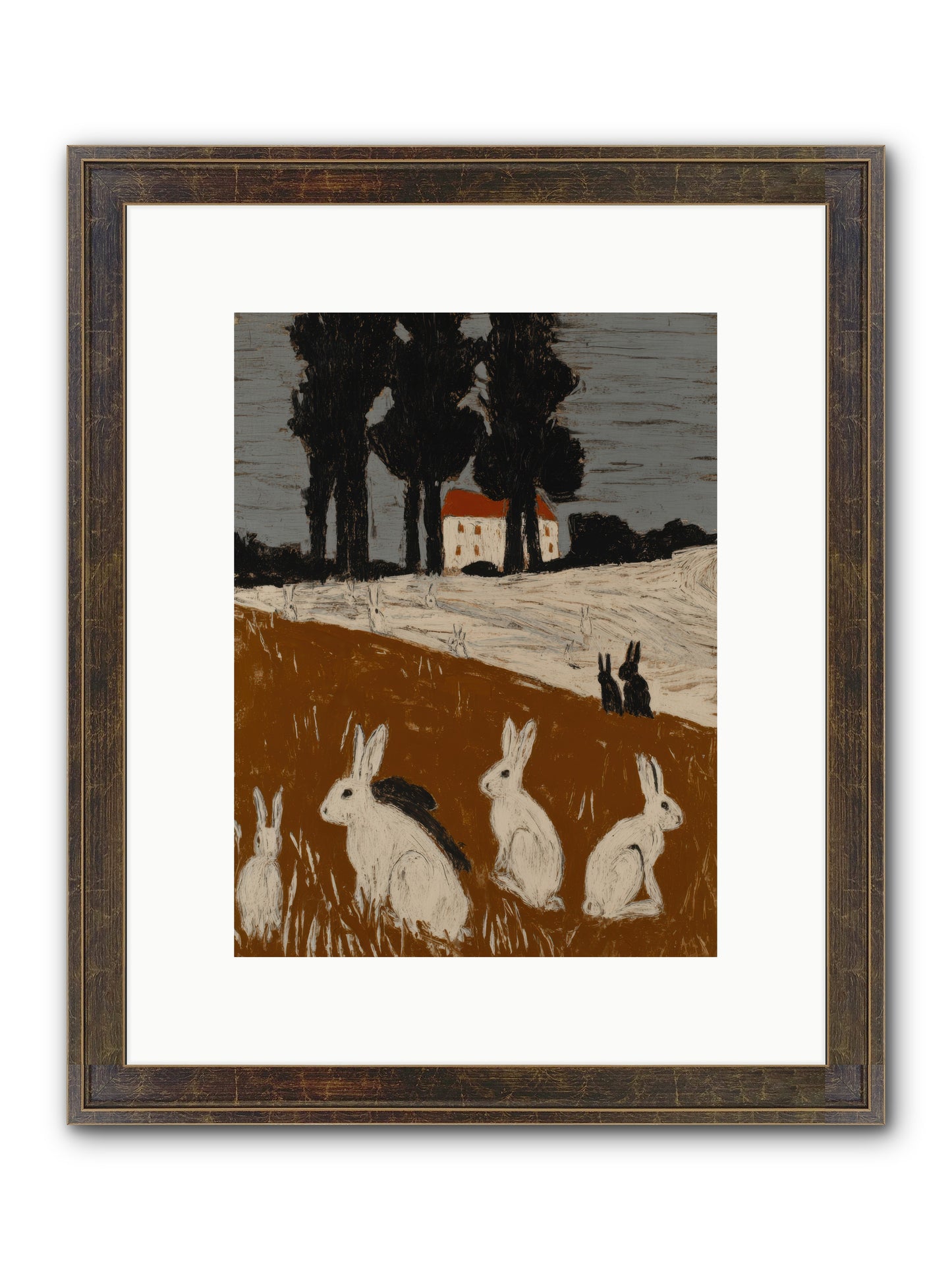 Field of Small Kings — Field-of-Small-Kings-9x12-Framed-Print-Slimwoods-Black-Gold.jpg