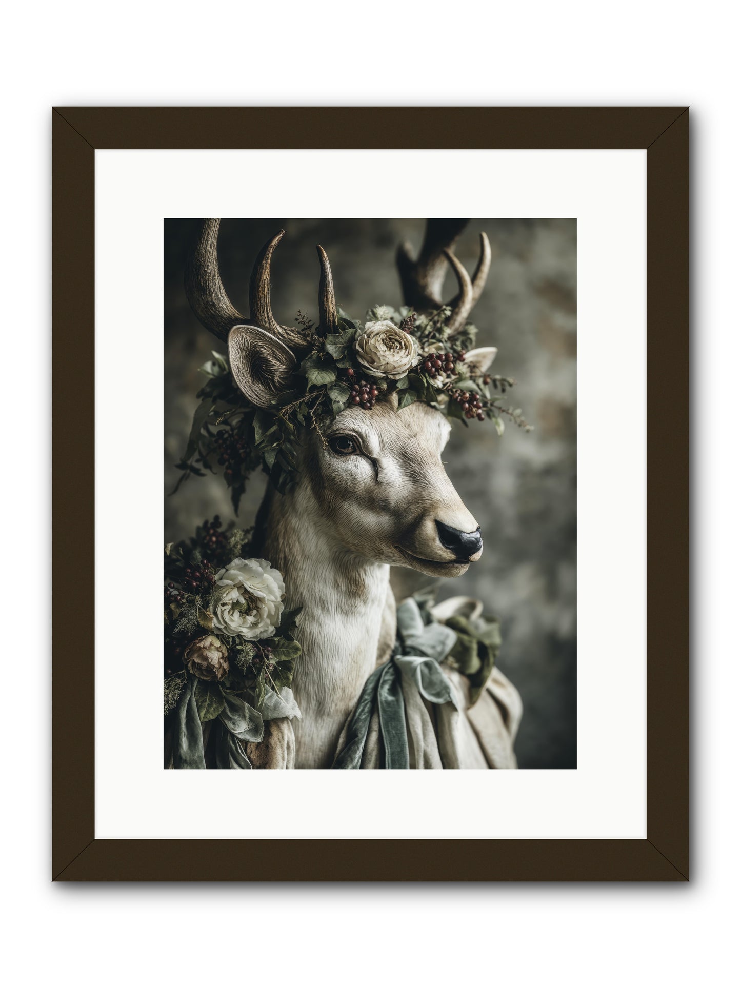 Field of gentle -- Framed Print - Black 12x16