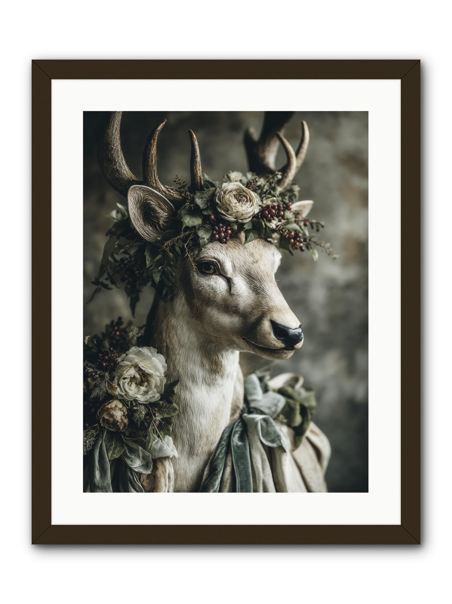 Field of gentle -- Framed Print - Black 18x24