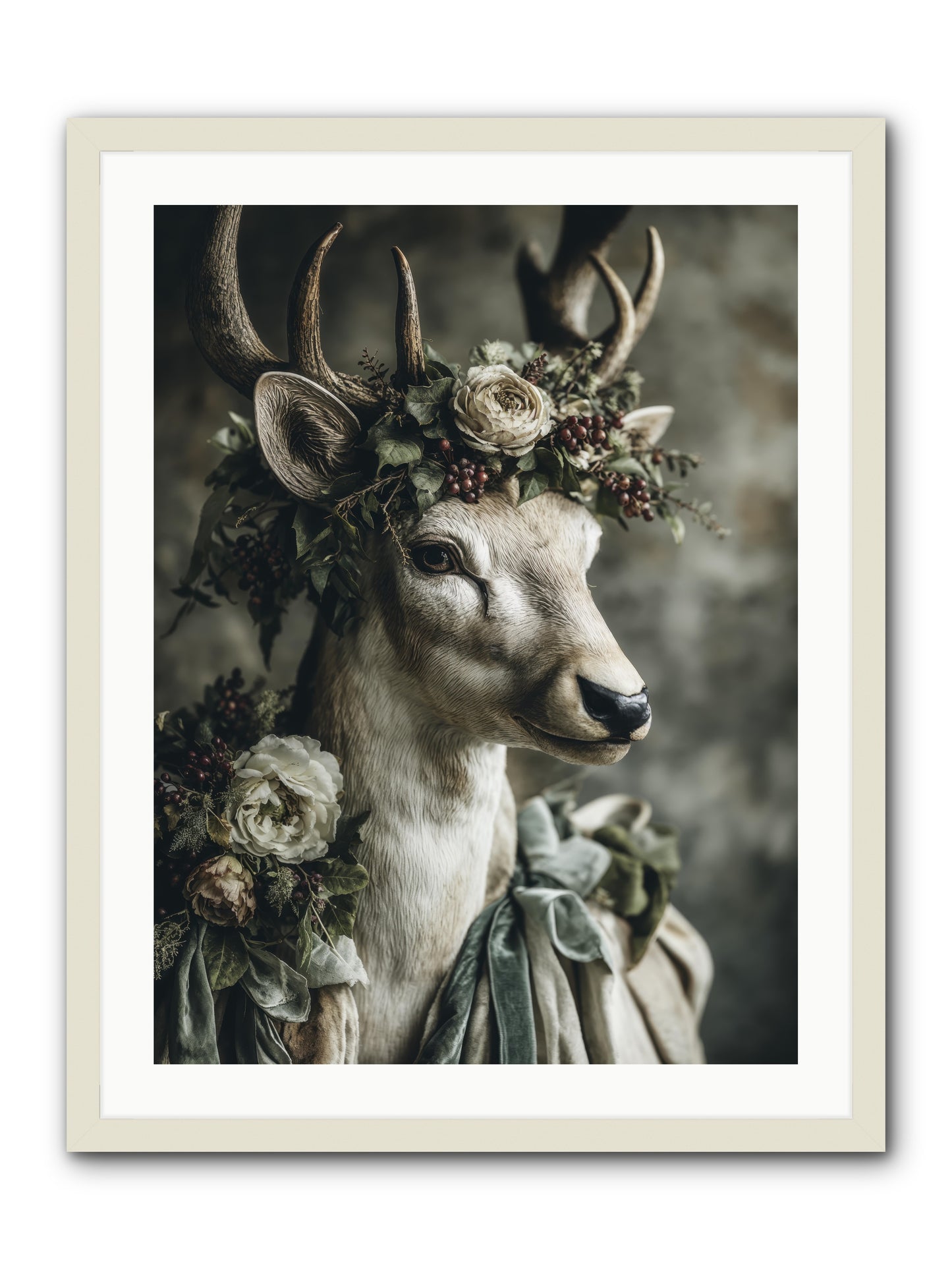 Field of gentle -- Framed Print - White 24x32