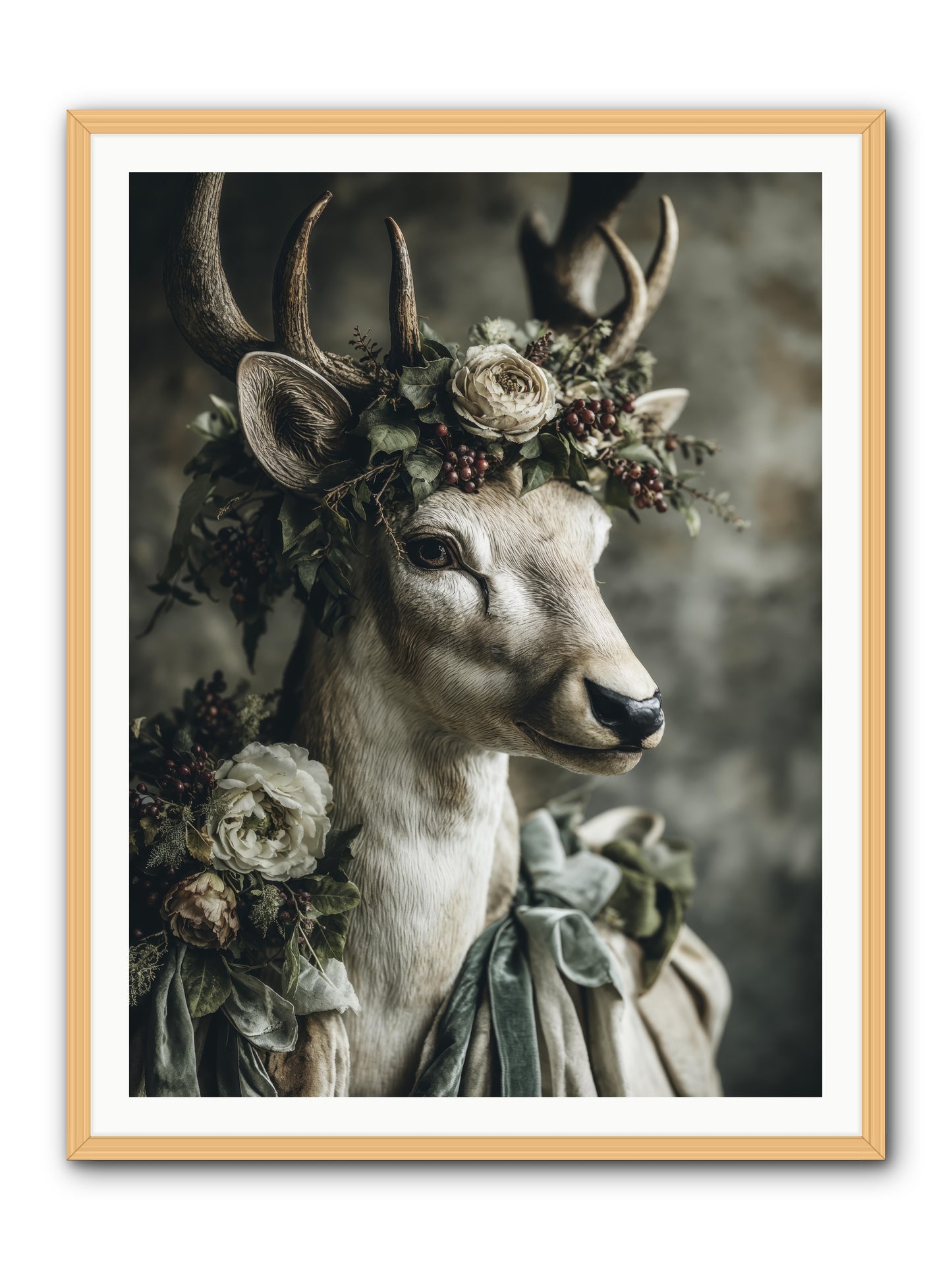 Field of gentle -- Framed Print - Natural 36x48