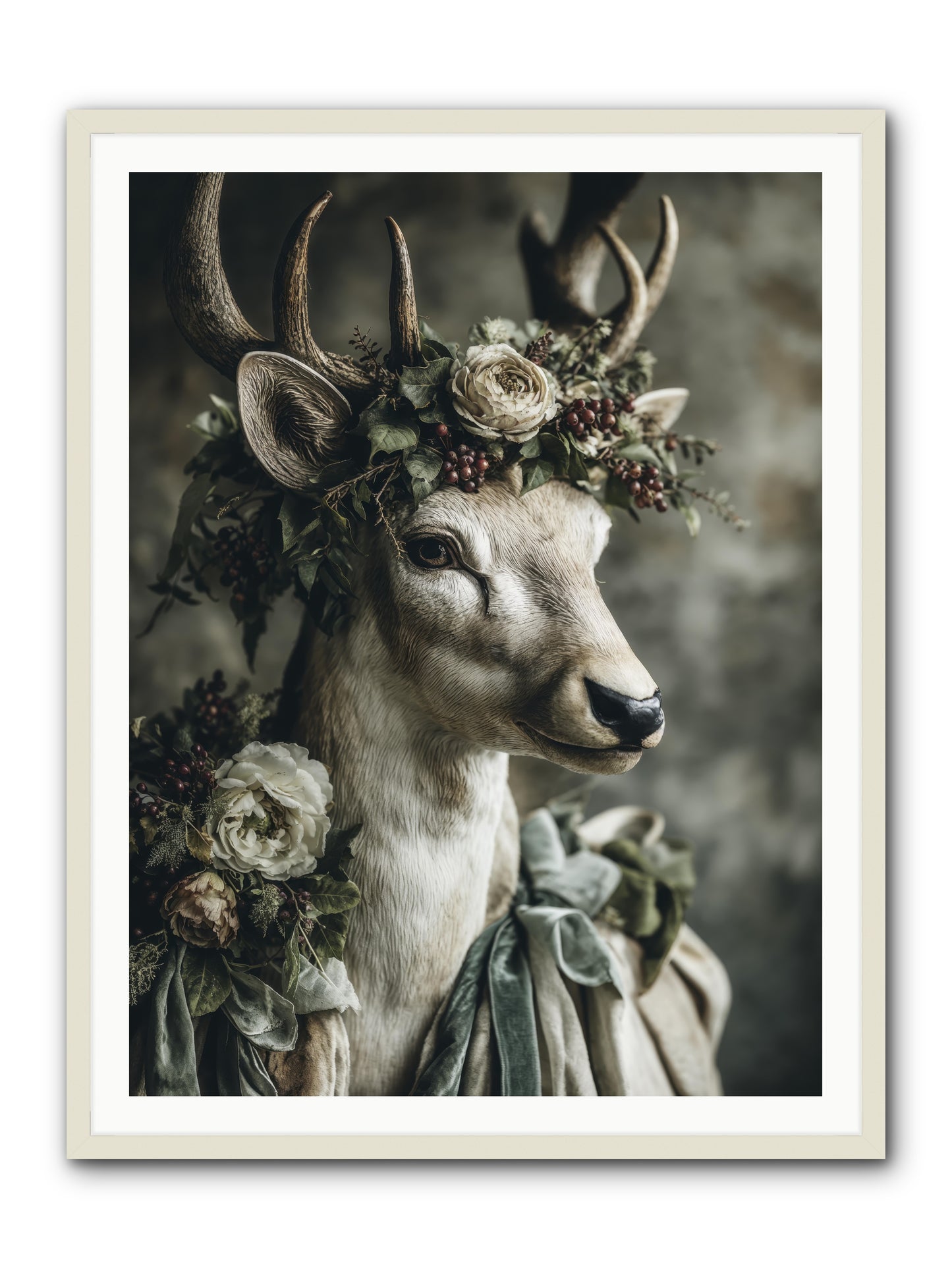 Field of gentle -- Framed Print - White 36x48