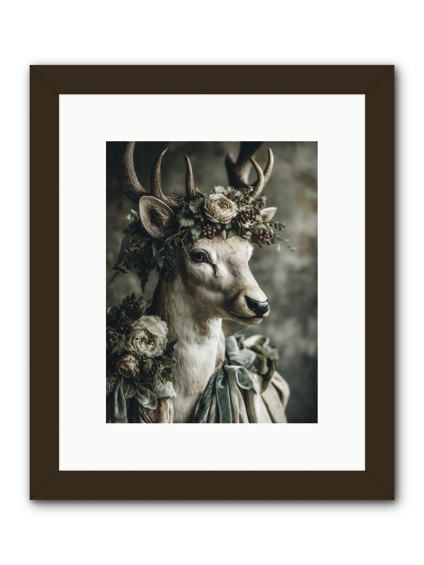 Field of gentle -- Framed Print - Black 9x12