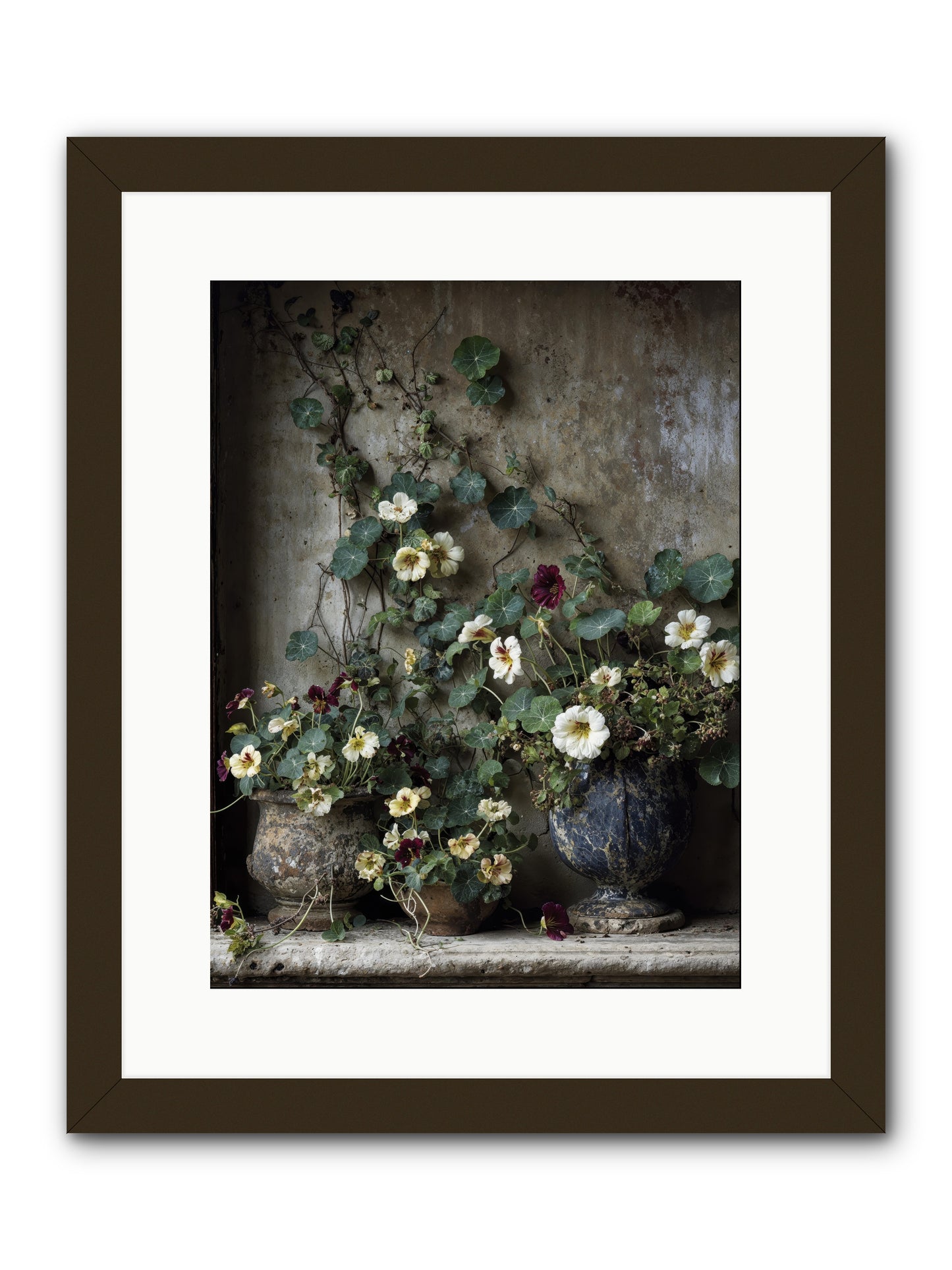Field to heart -- Framed Print - Black 12x16