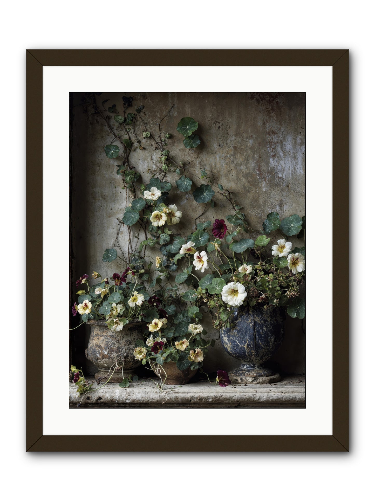 Field to heart -- Framed Print - Black 18x24