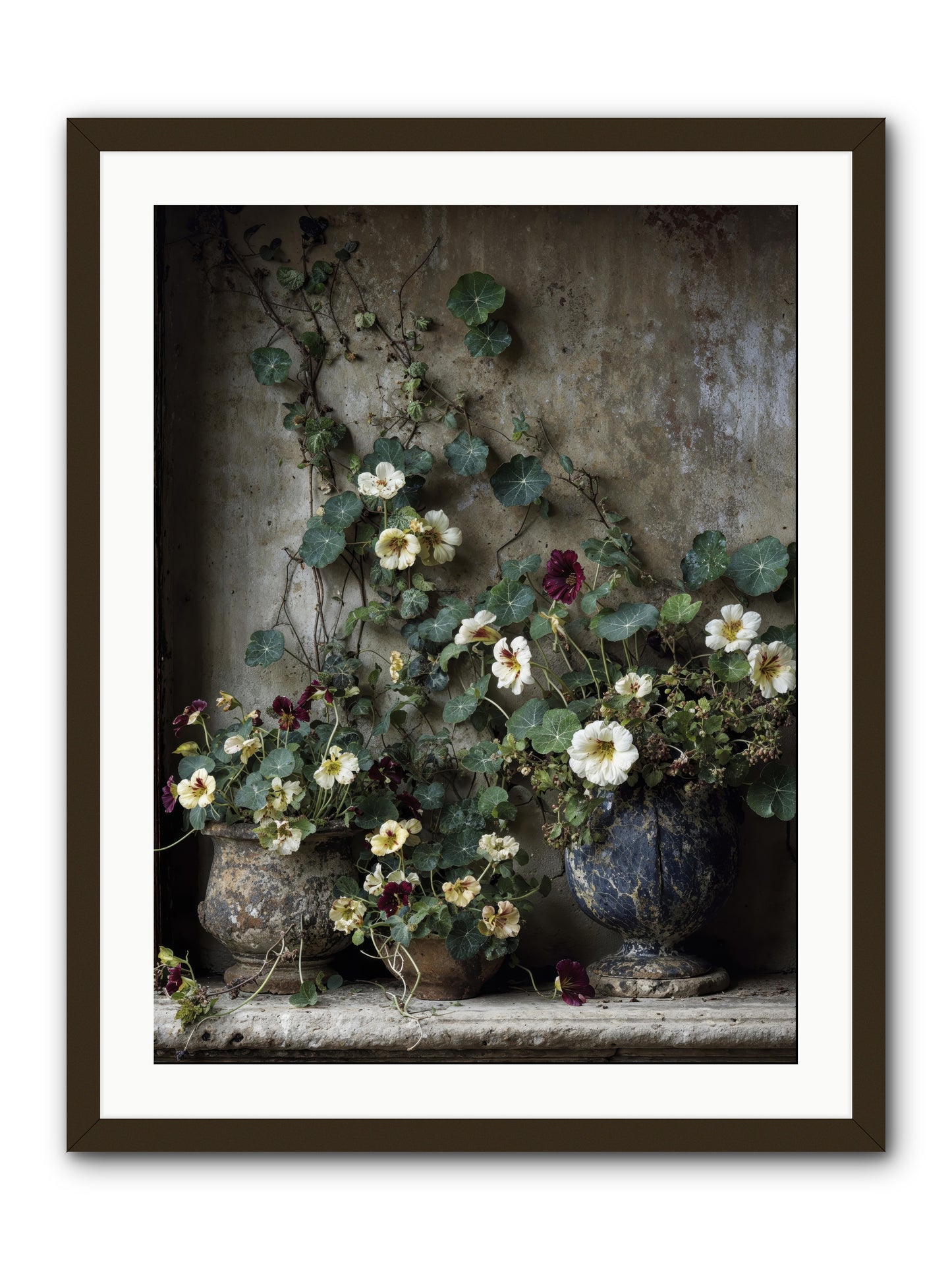 Field to heart -- Framed Print - Black 24x32