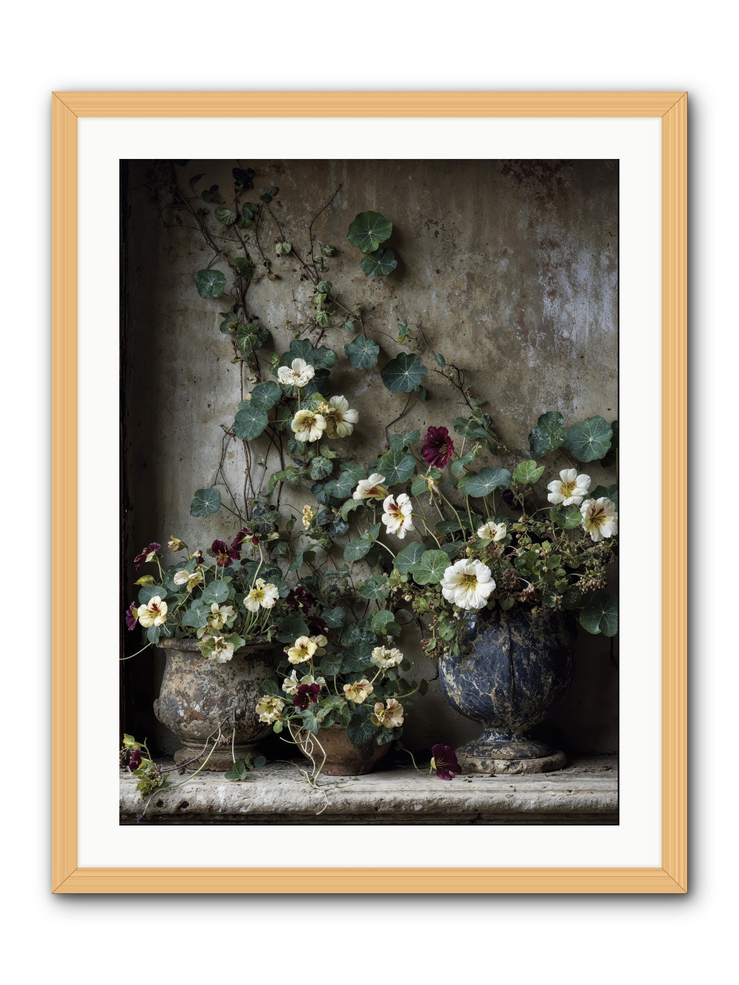 Field to heart -- Framed Print - Natural 24x32