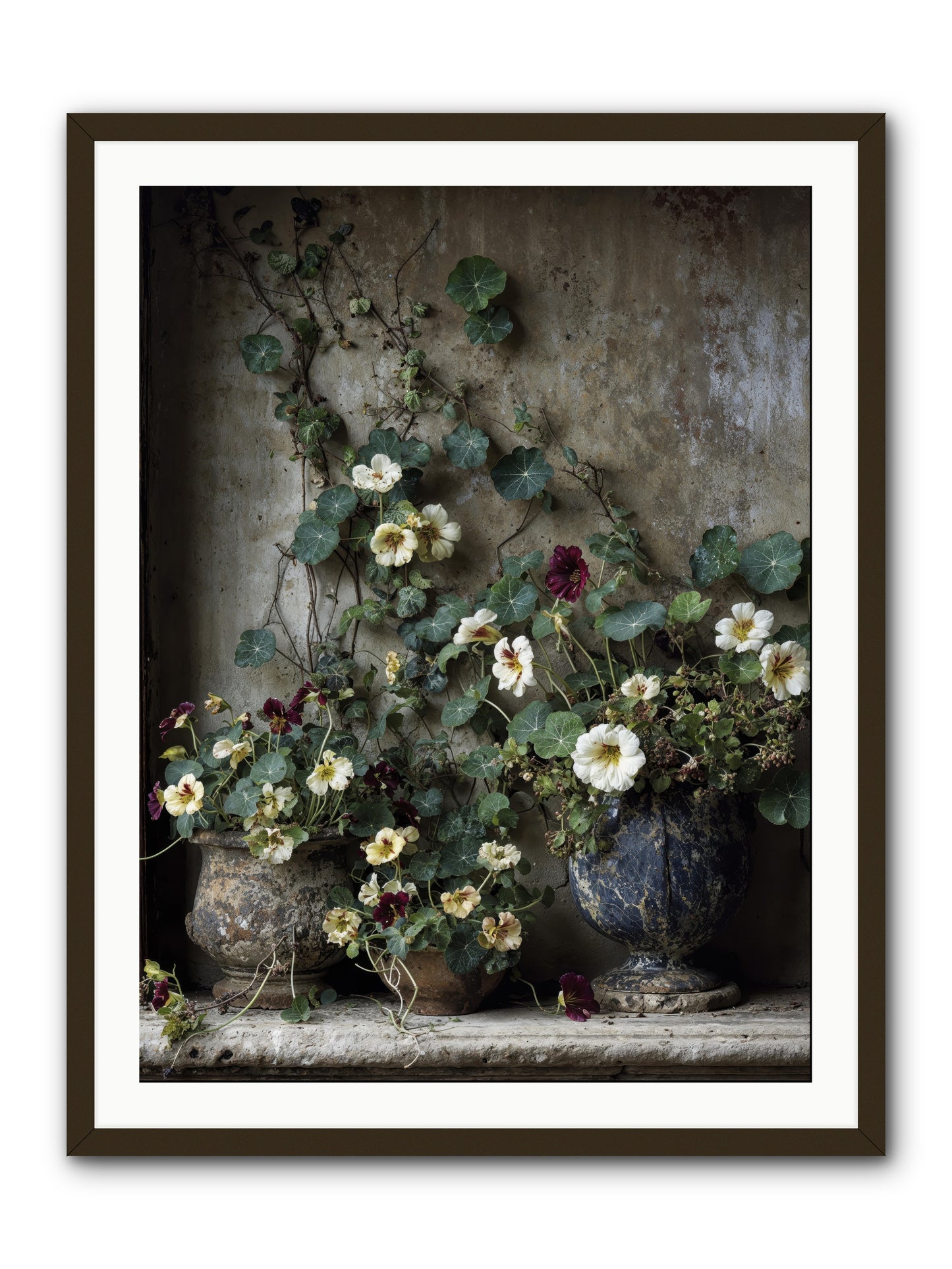 Field to heart -- Framed Print - Black 30x40