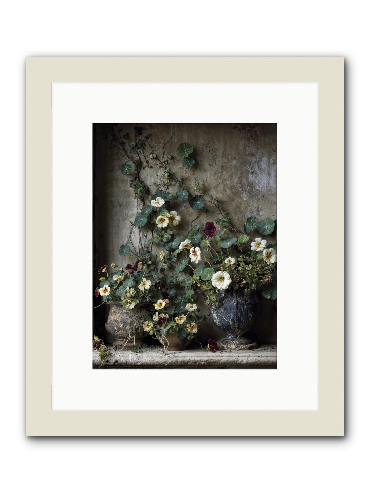 Field to heart -- Framed Print - White 9x12