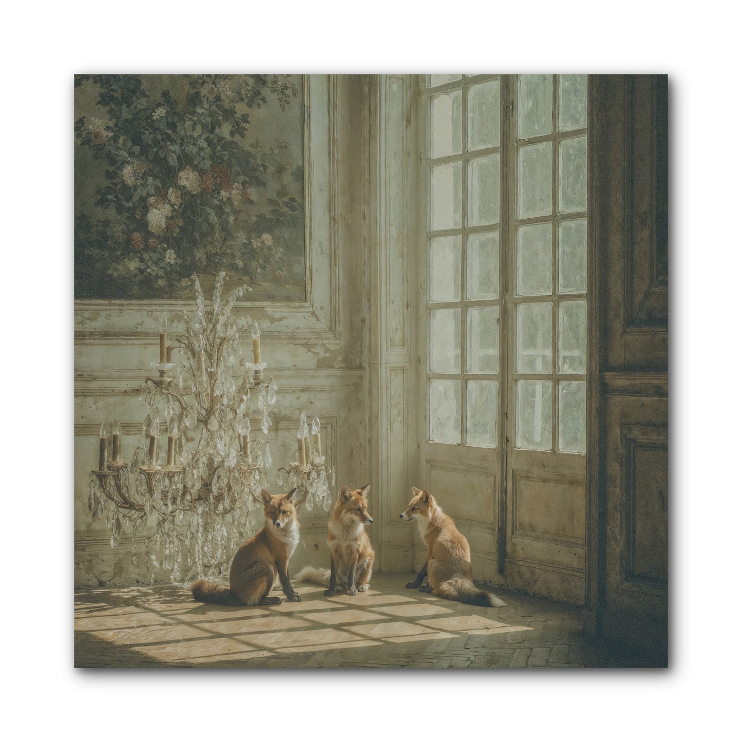 Fieldhouse Morning -- Wrapped Canvas 10x10