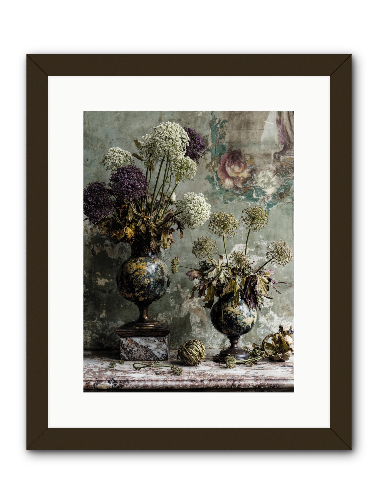 Fieldpicked -- Framed Print - Black 12x16