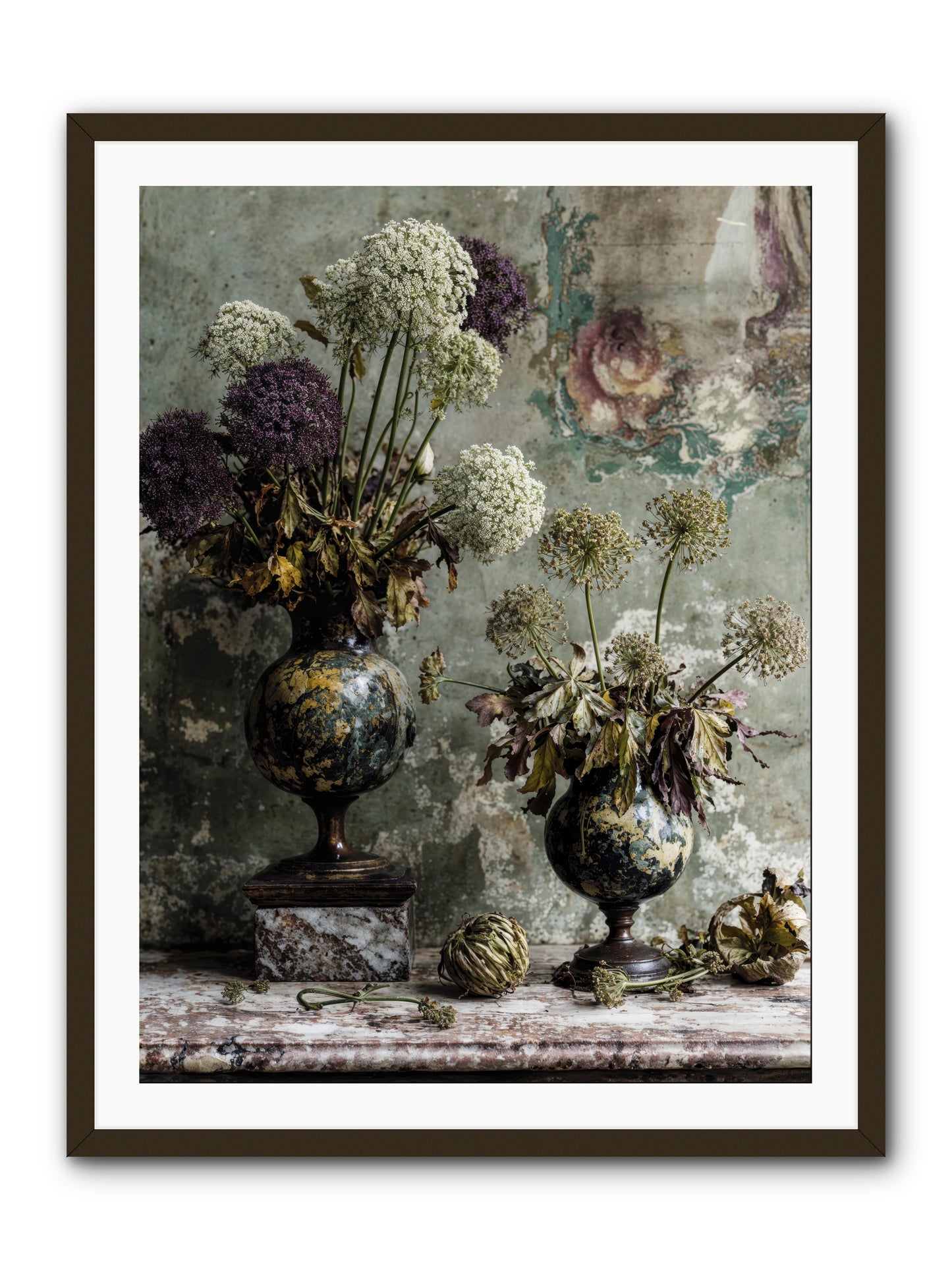 Fieldpicked -- Framed Print - Black 30x40