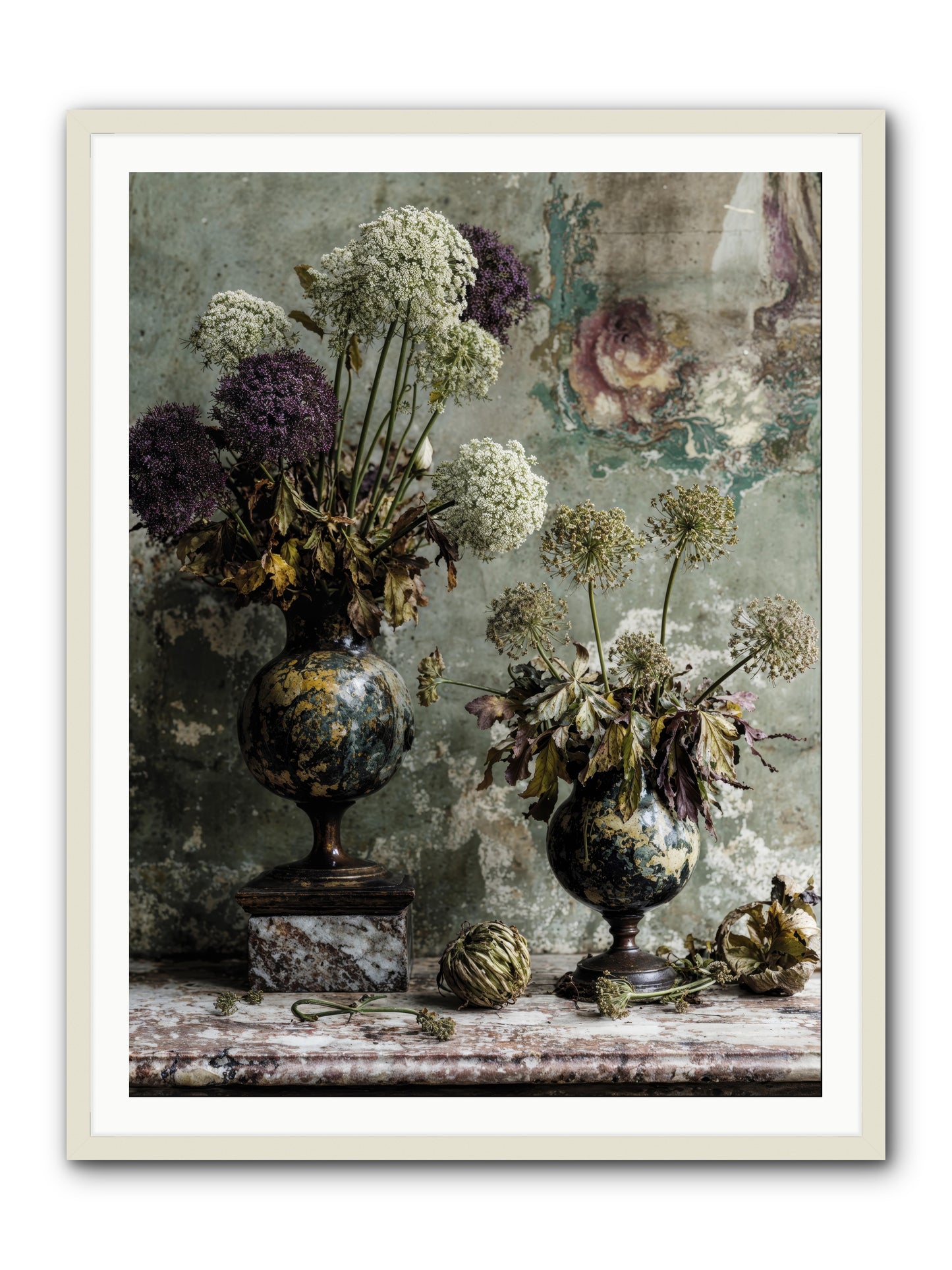 Fieldpicked -- Framed Print - White 36x48