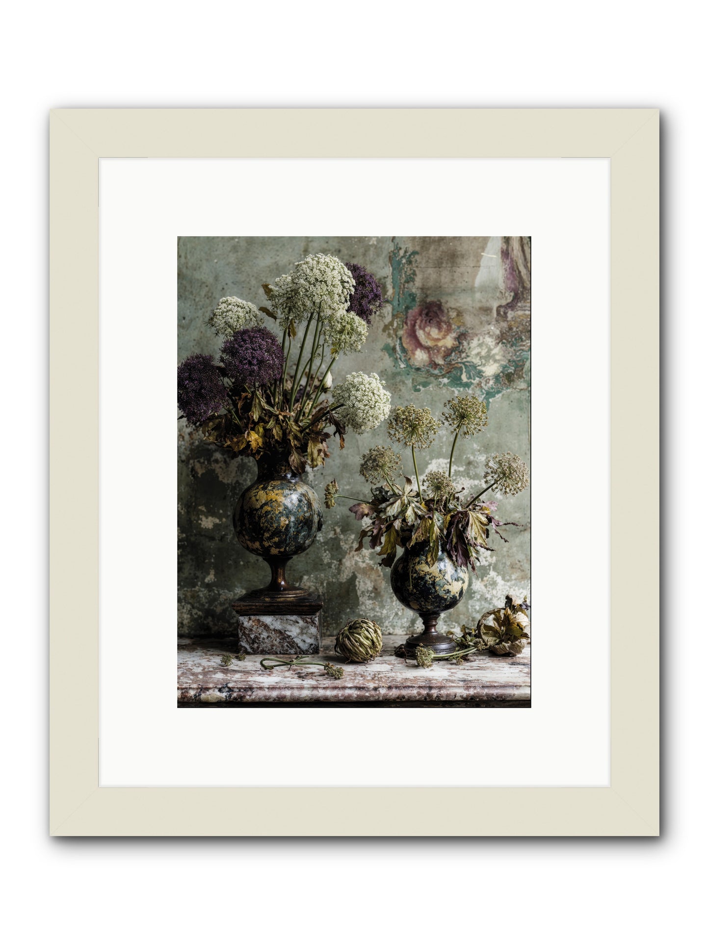 Fieldpicked -- Framed Print - White 9x12