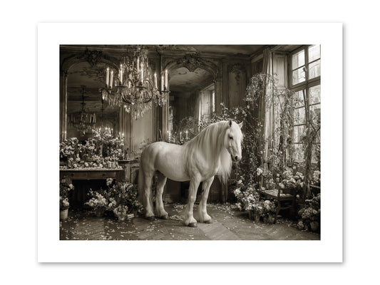 Fieldstone Parlor -- Paper Print 12x9