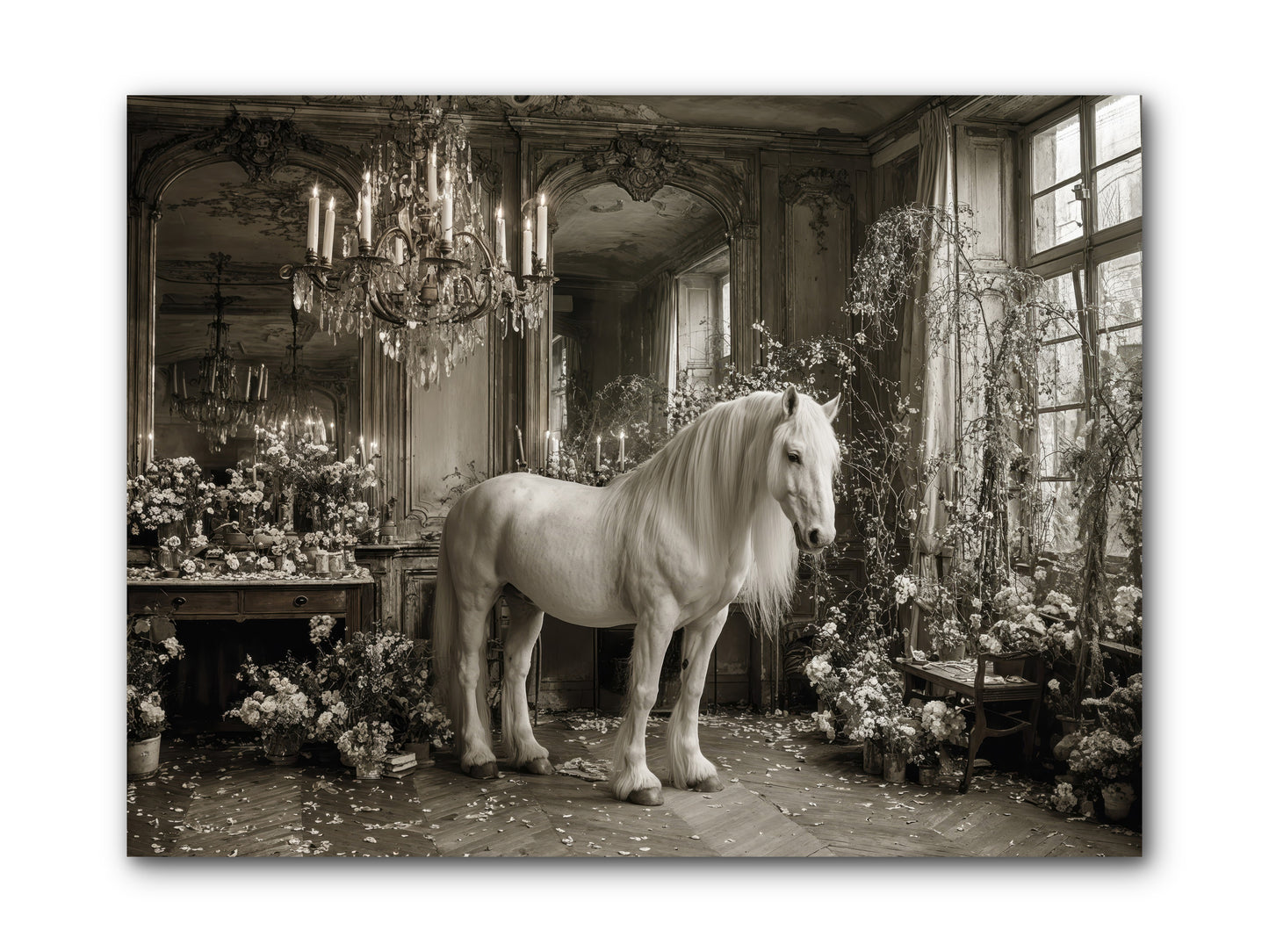 Fieldstone Parlor -- Wrapped Canvas 12x9