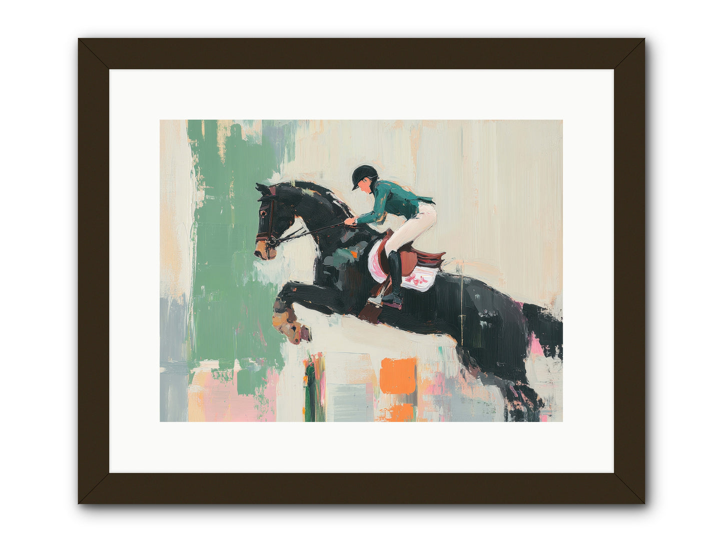 Fierce Triumph -- Framed Print - Black 16x12