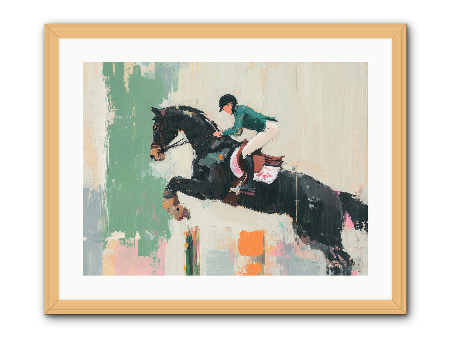 Fierce Triumph -- Framed Print - Natural 24x18