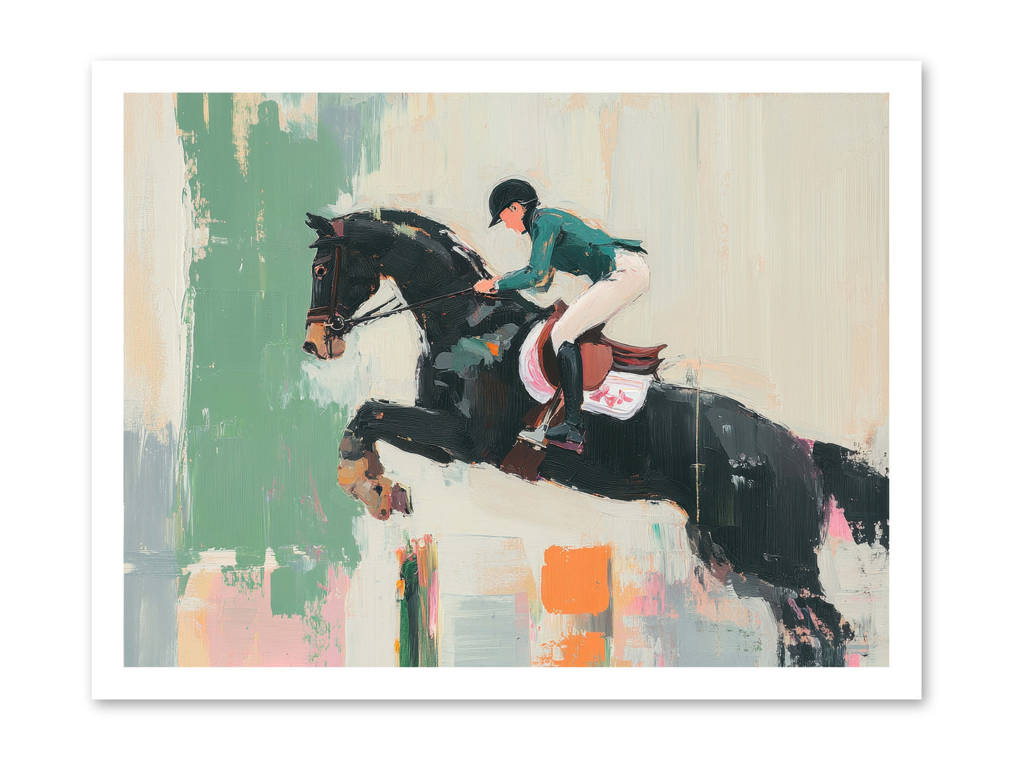 Fierce Triumph -- Loose Canvas Print 24x18