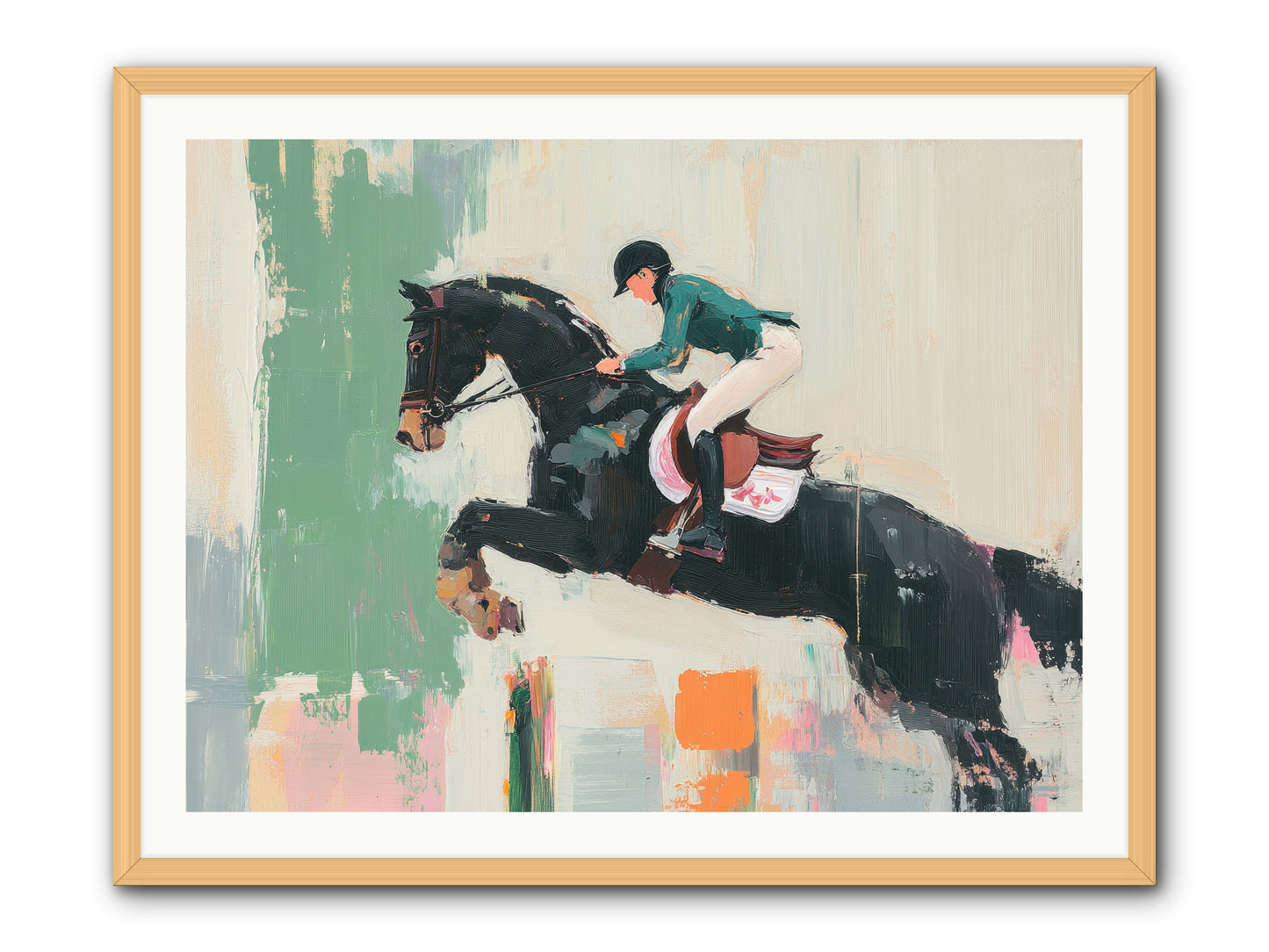 Fierce Triumph -- Framed Print - Natural 40x30