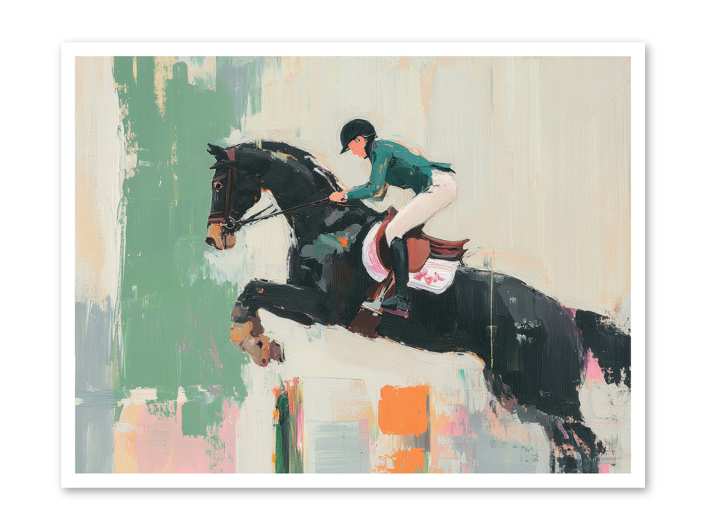 Fierce Triumph -- Loose Canvas Print 40x30