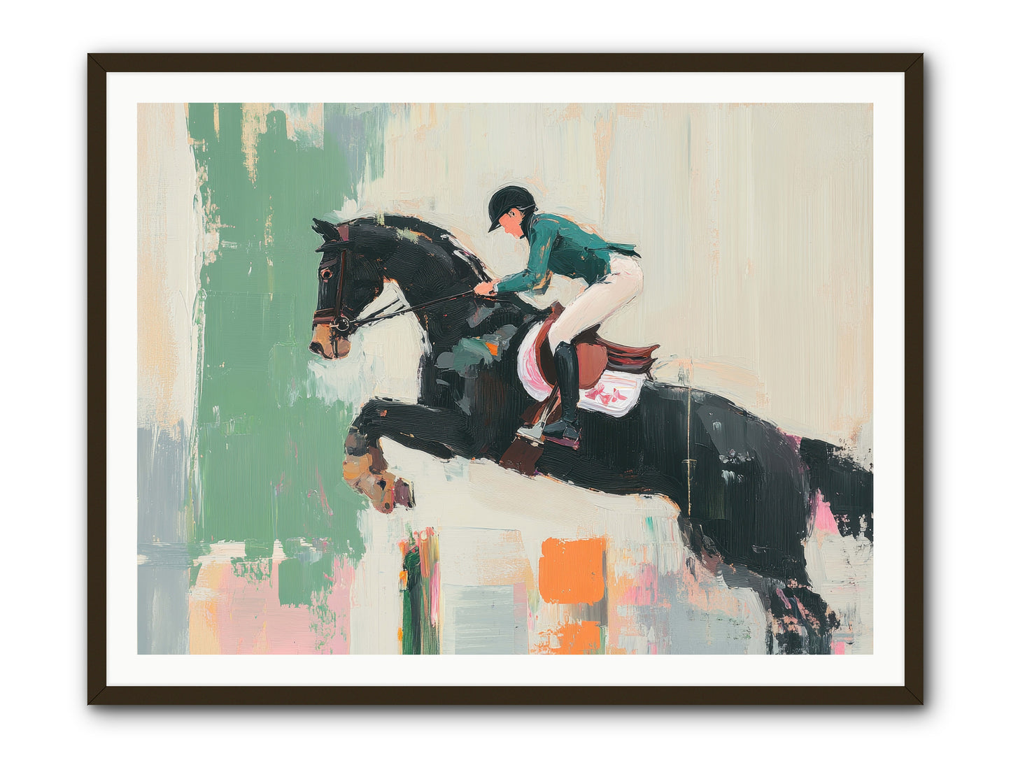 Fierce Triumph -- Framed Print - Black 48x36