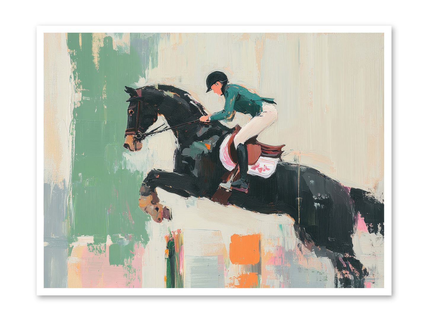 Fierce Triumph -- Loose Canvas Print 48x36
