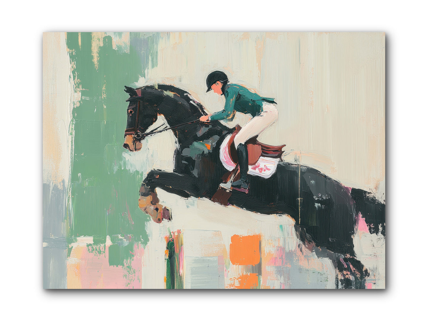 Fierce Triumph -- Wrapped Canvas 12x9