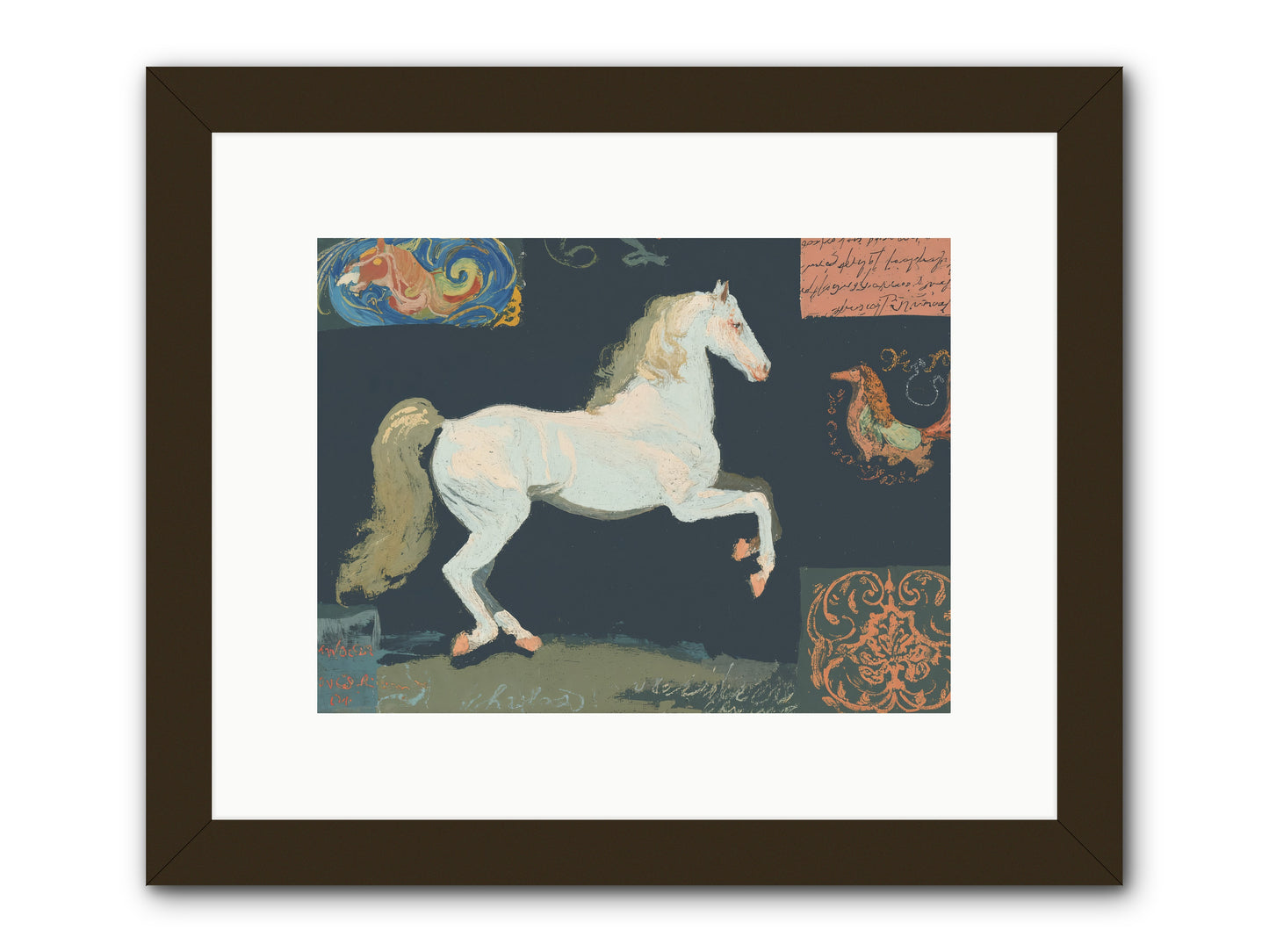 Finding Fortitude -- Framed Print - Black 12x9