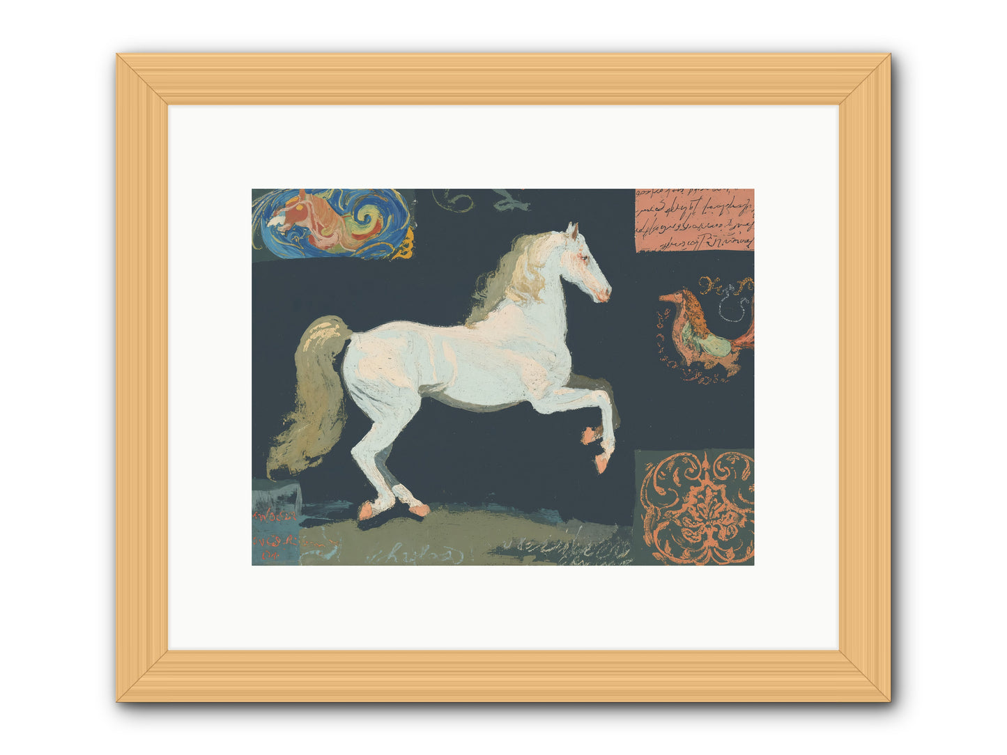 Finding Fortitude -- Framed Print - Natural 12x9