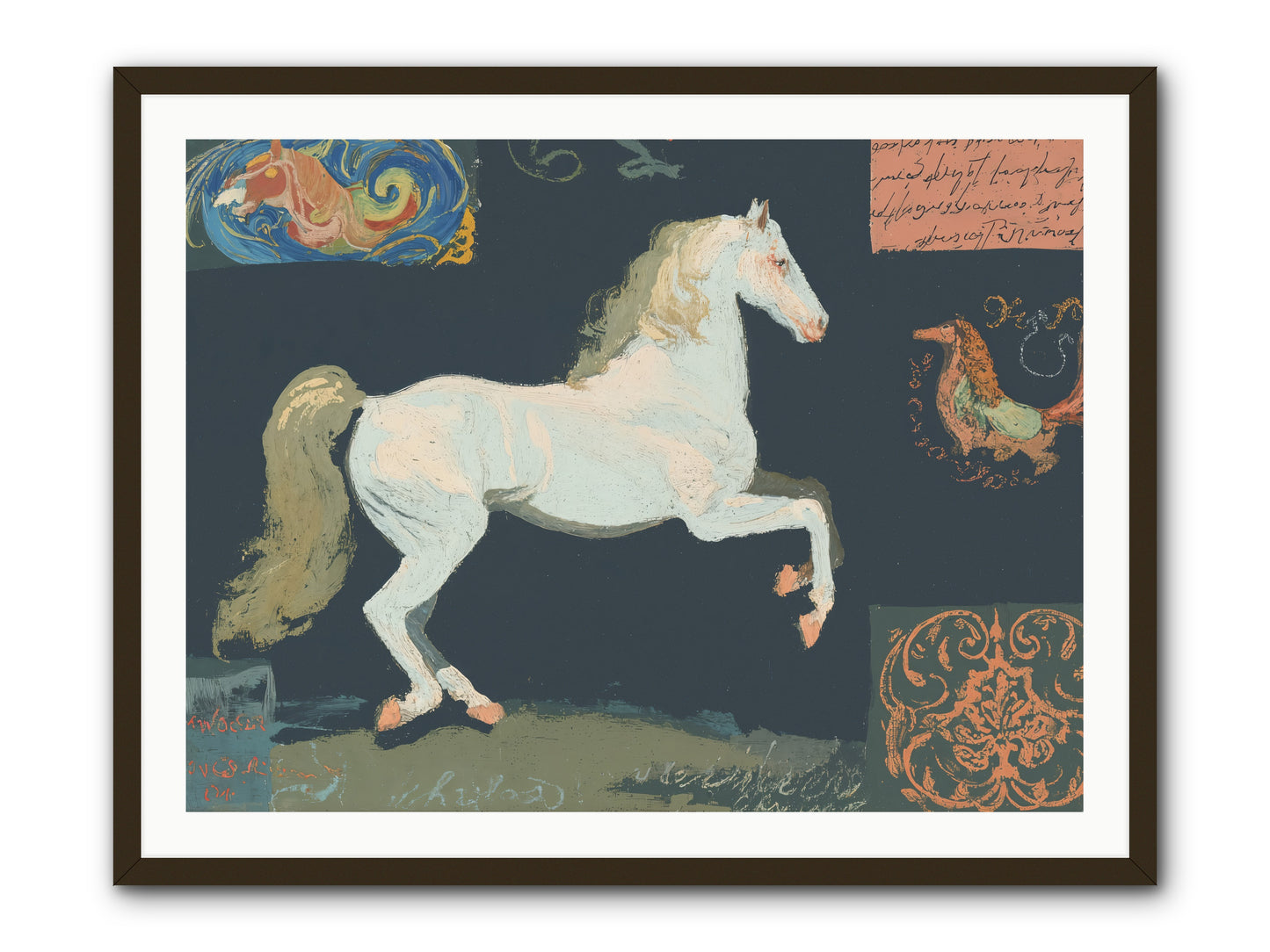 Finding Fortitude -- Framed Print - Black 40x30